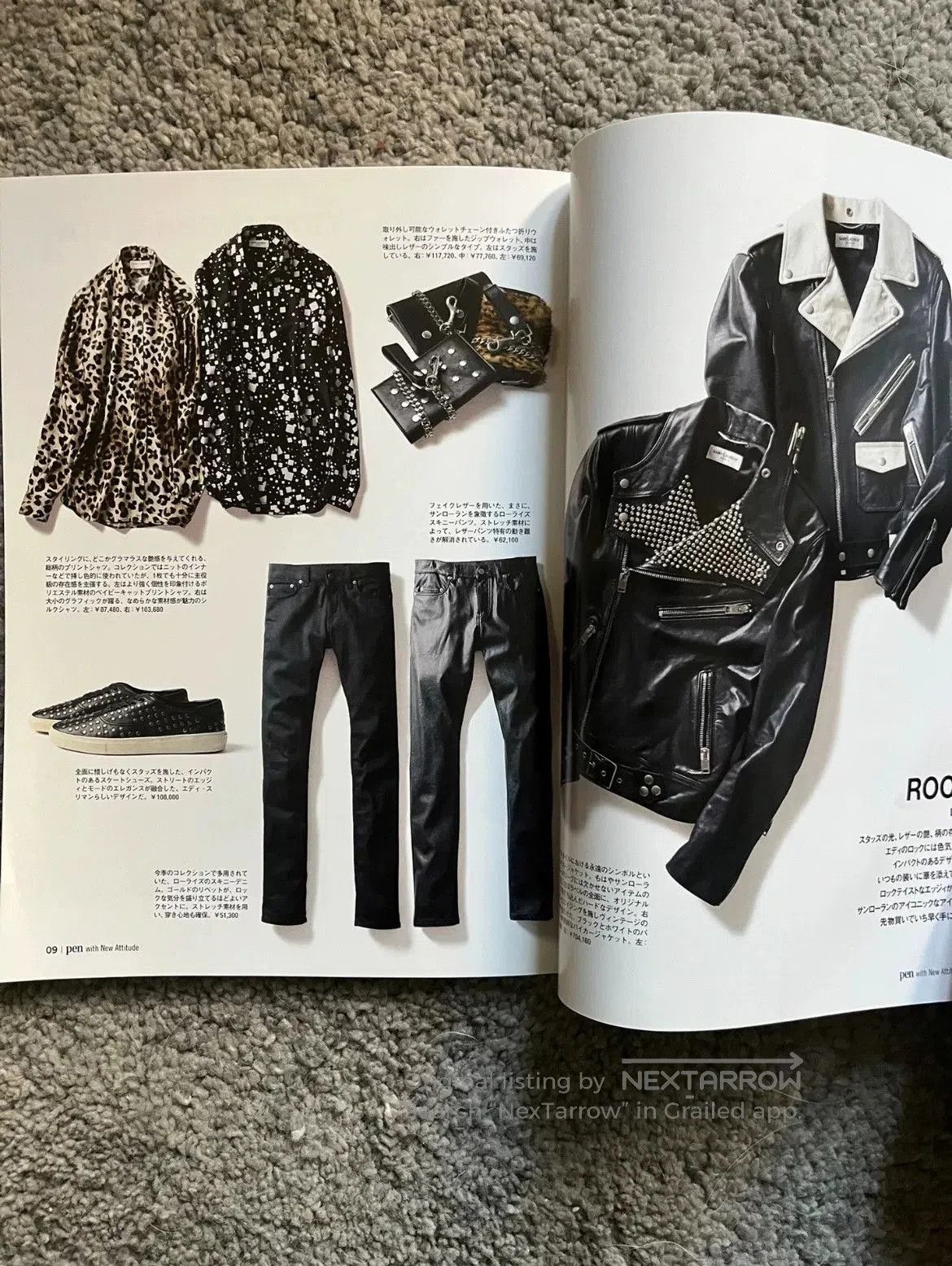 Saint Laurent Paris Saint Laurent Black and White Square Shirt. Size US M / EU 48-50 / 2 - 6 Thumbnail