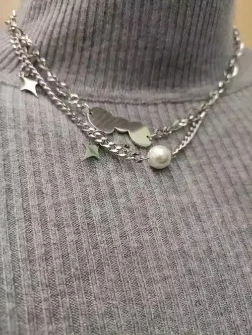 Japanese Brand Punk Necklace Chain Choker Size ONE SIZE - 4 Thumbnail