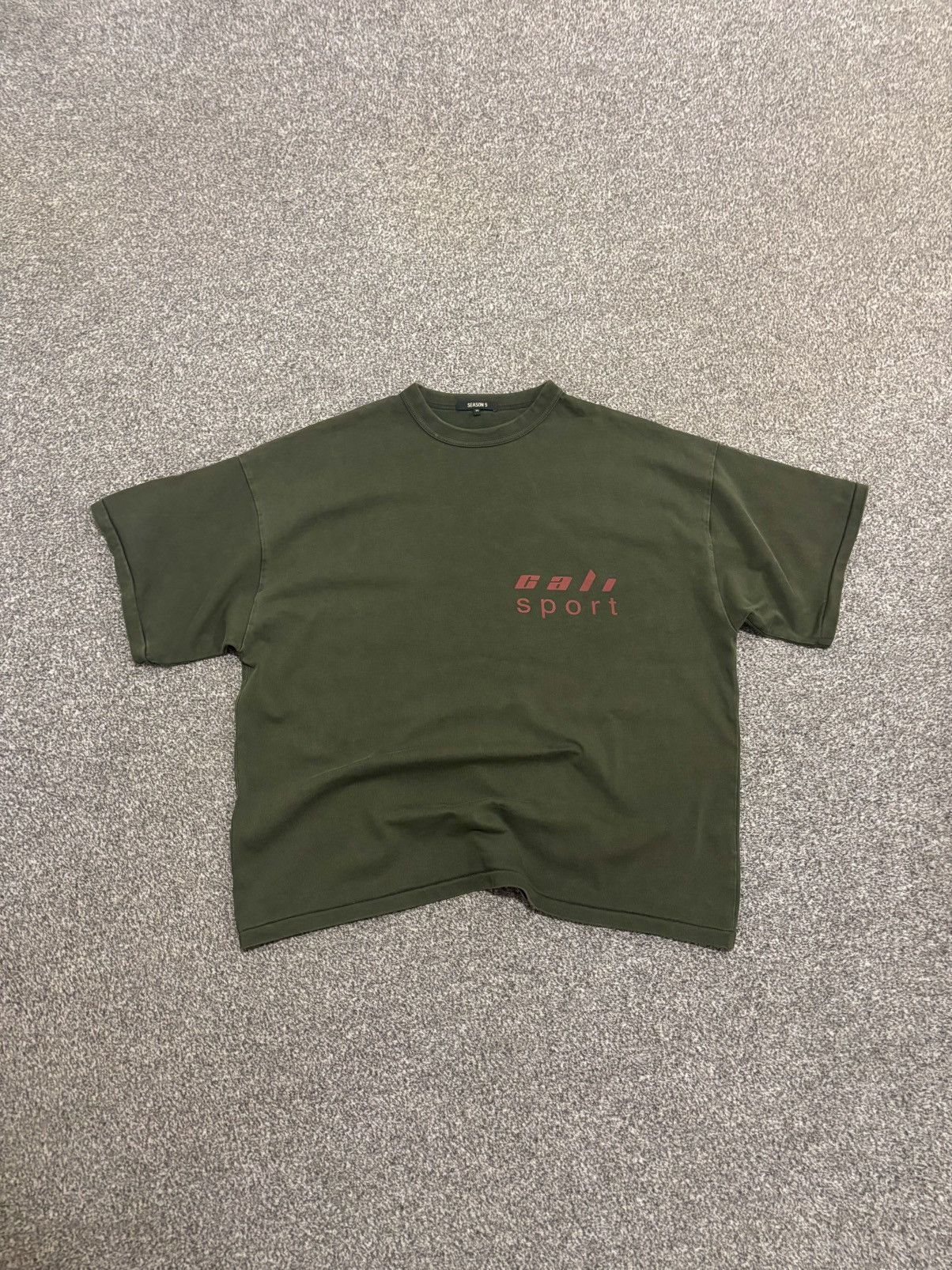 Kanye West Yeezy Season 5 Cali Sport Heavy Oversized Tee Size US M / EU 48-50 / 2 - 2 Thumbnail