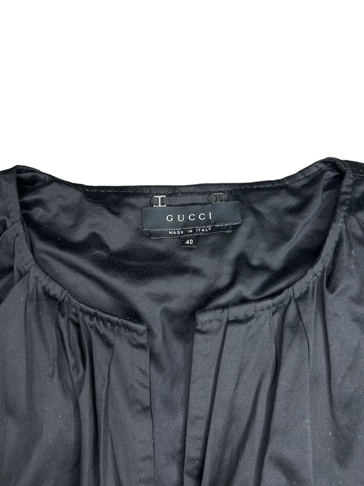 Gucci S/S 03 Tom Ford Pleated Jacket Size S / US 4 / IT 40 - 4 Thumbnail
