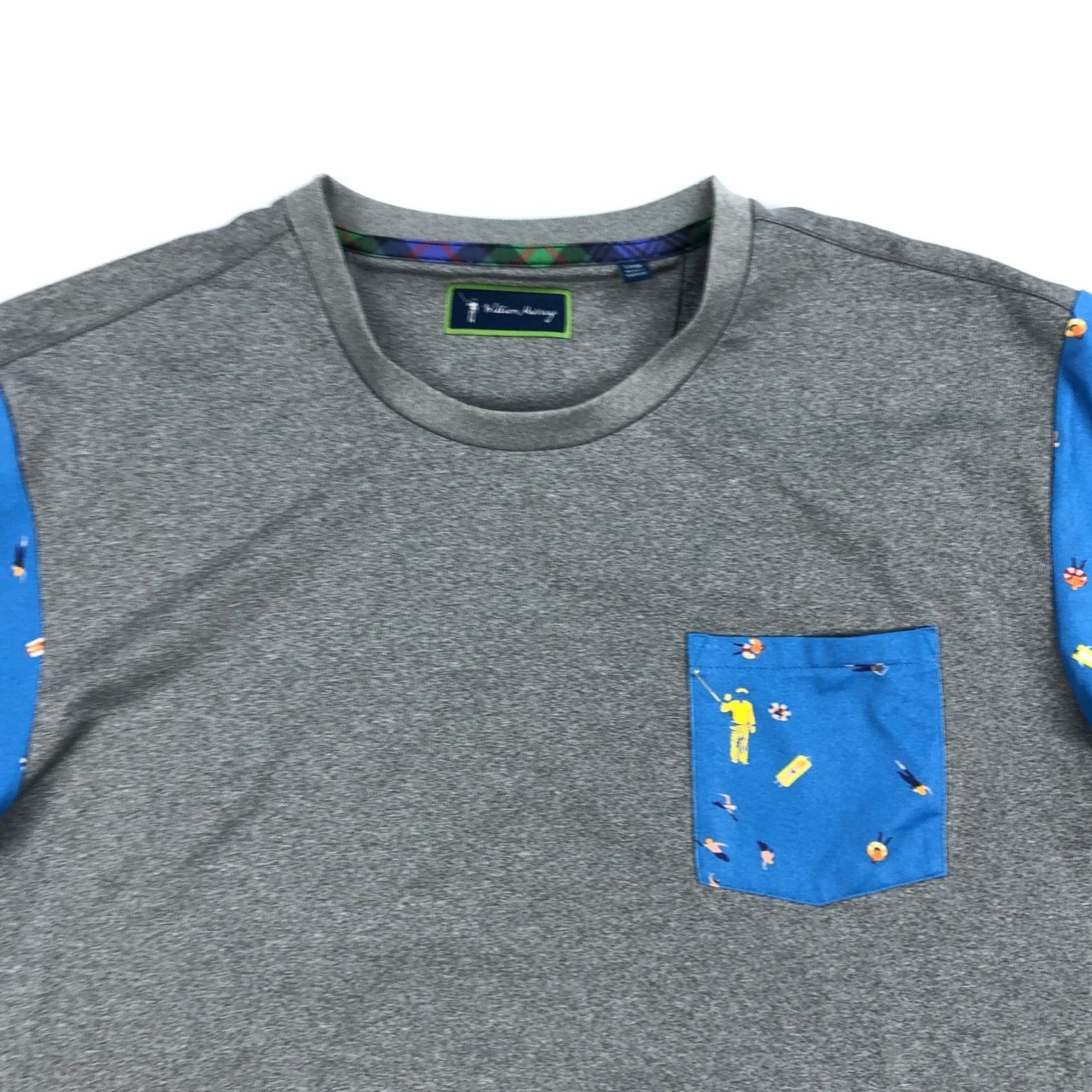 Vintage William Murray Golf T Shirt Mens L Gray Pocket Tee Performance Size US L / EU 52-54 / 3 - 3 Thumbnail