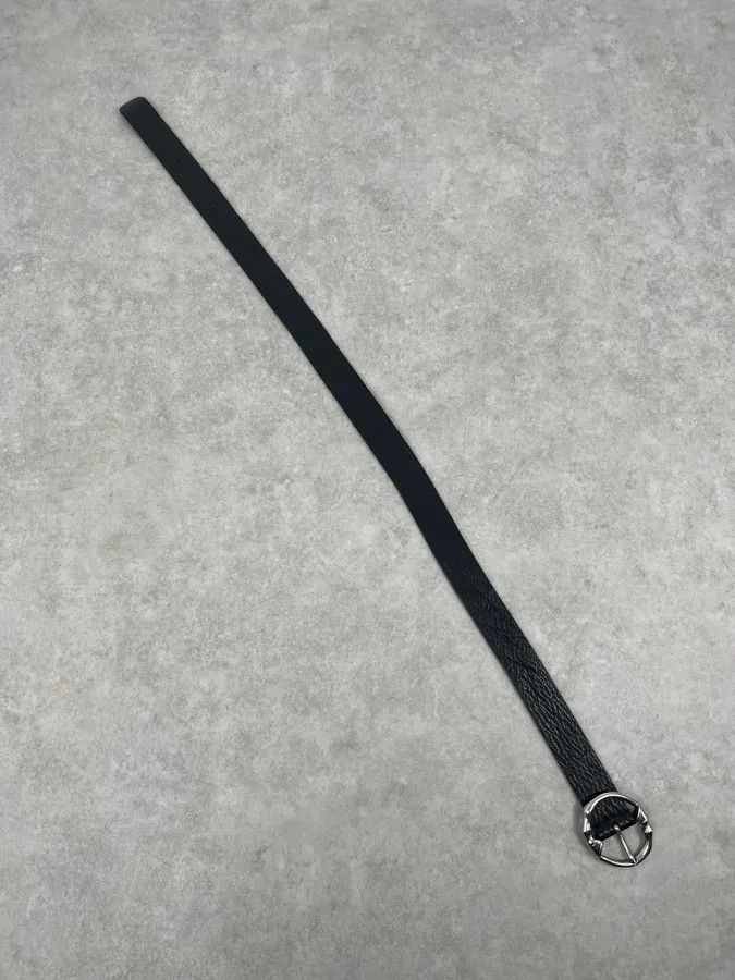 Gucci Gucci Black Snake Buckle Leather Belt Size ONE SIZE - 9 Thumbnail