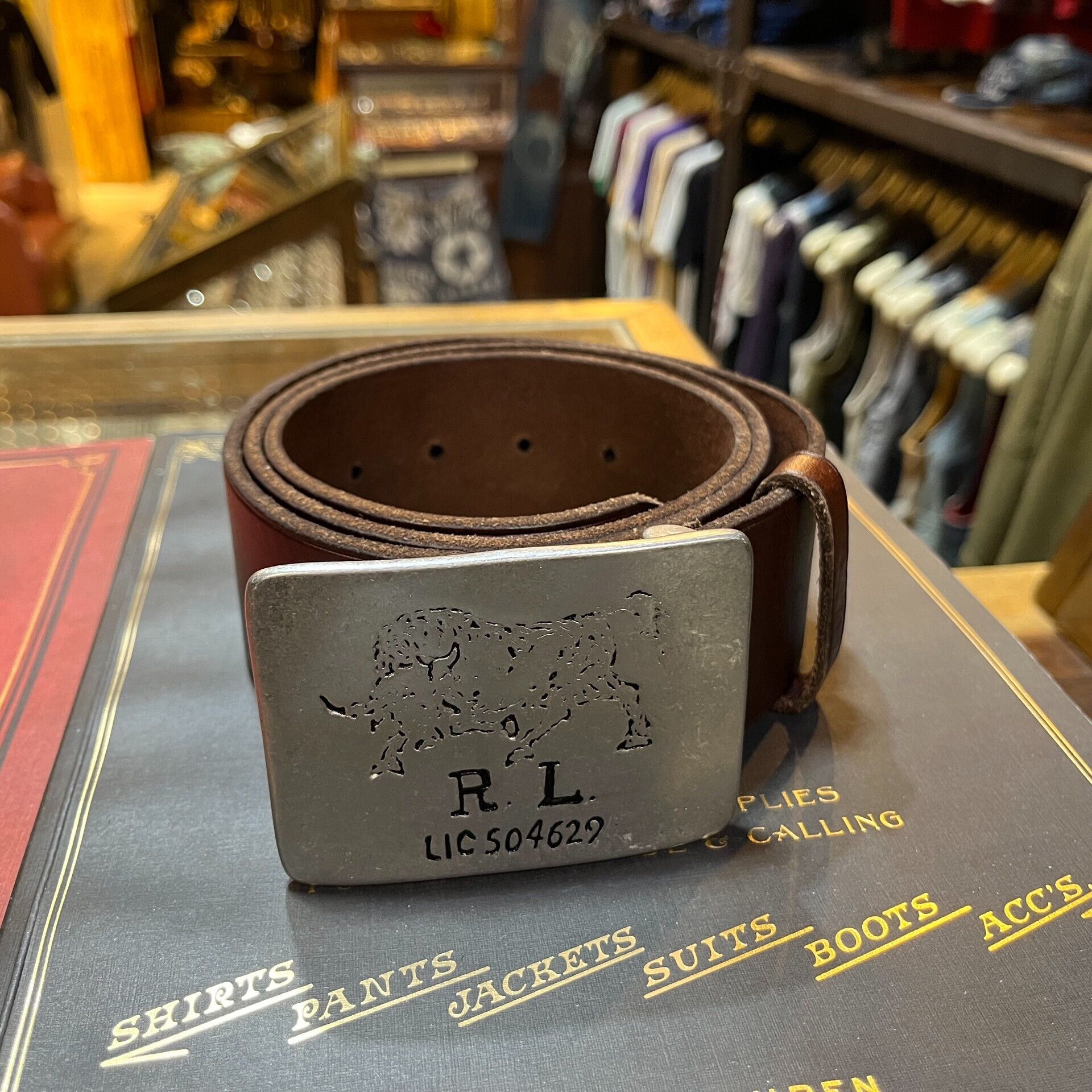 RRL Ralph Lauren double rl ralph lauren leather belt Size ONE SIZE - 1 Thumbnail