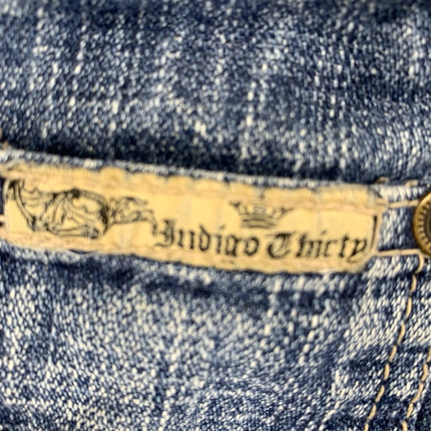 Denime VINTAGE Indigo 30 Men's Blue Denim Shorts Size 44 Bermuda High Rise 90s Hip Hop Jorts Size US 44 / EU 60 - 4 Thumbnail