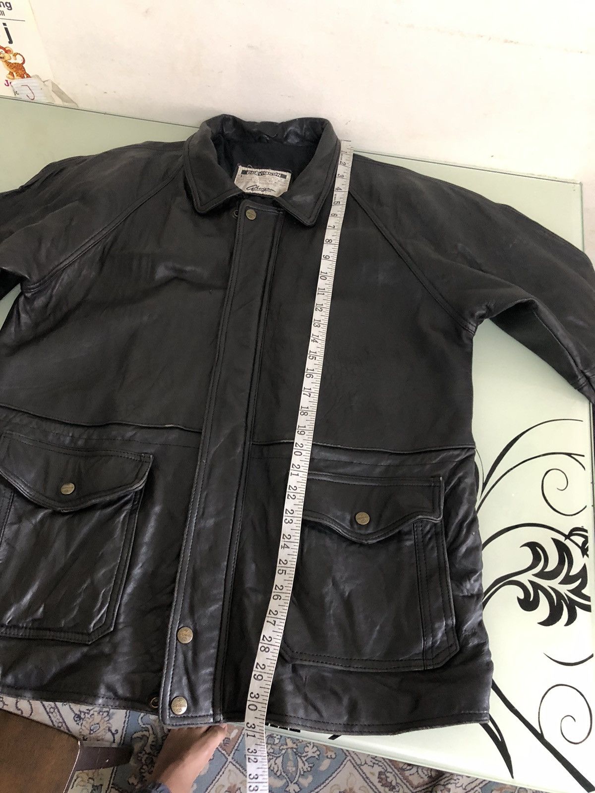 Chevignon Vintage Chevignon Leather Jacket Black Size US L / EU 52-54 / 3 - 21 Thumbnail