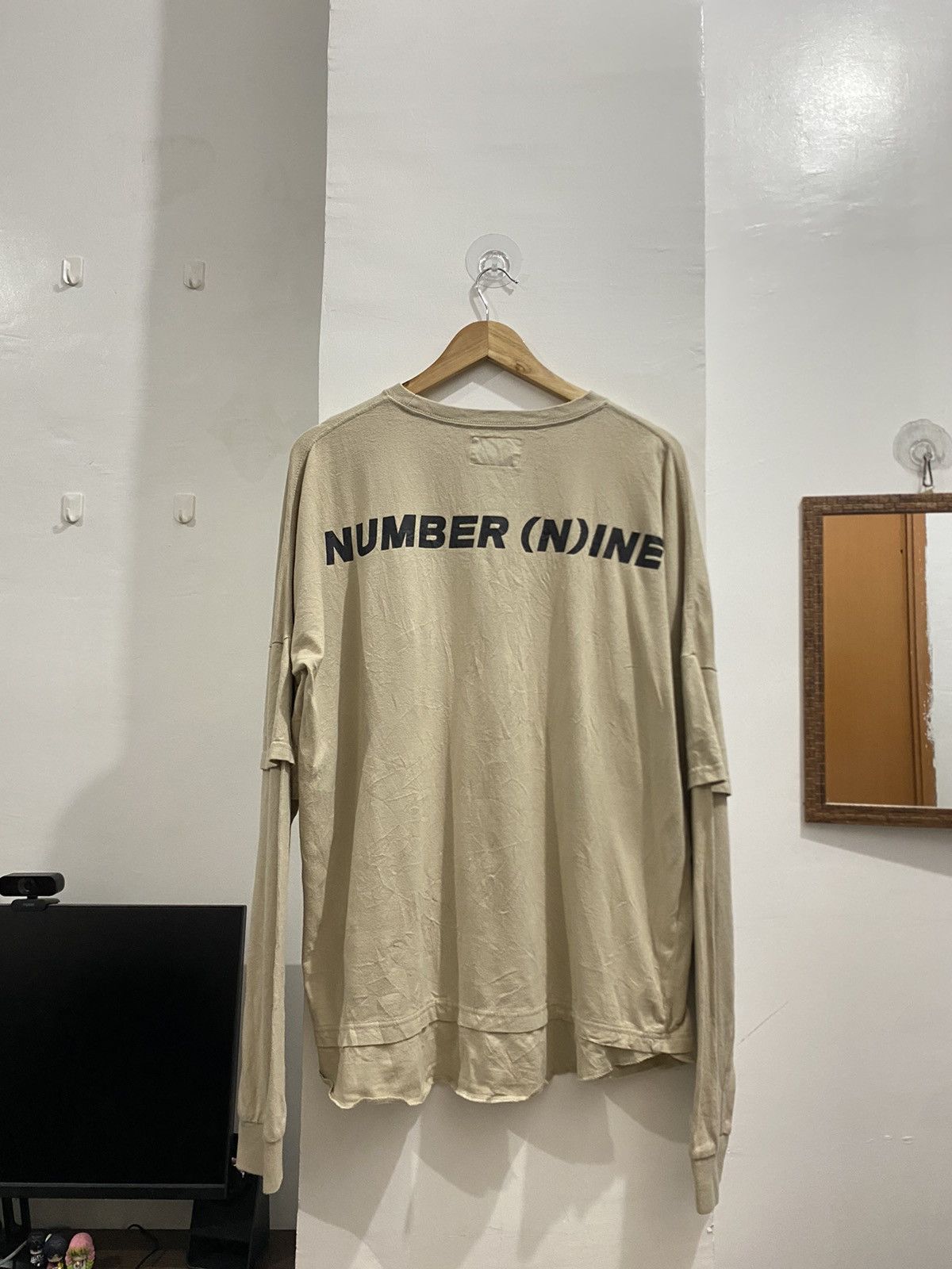 Number (N)ine NUMBER (N)INE DOUBLE LAYERED ARCH LOGO LONGSLEEVE Size US M / EU 48-50 / 2 - 2 Thumbnail