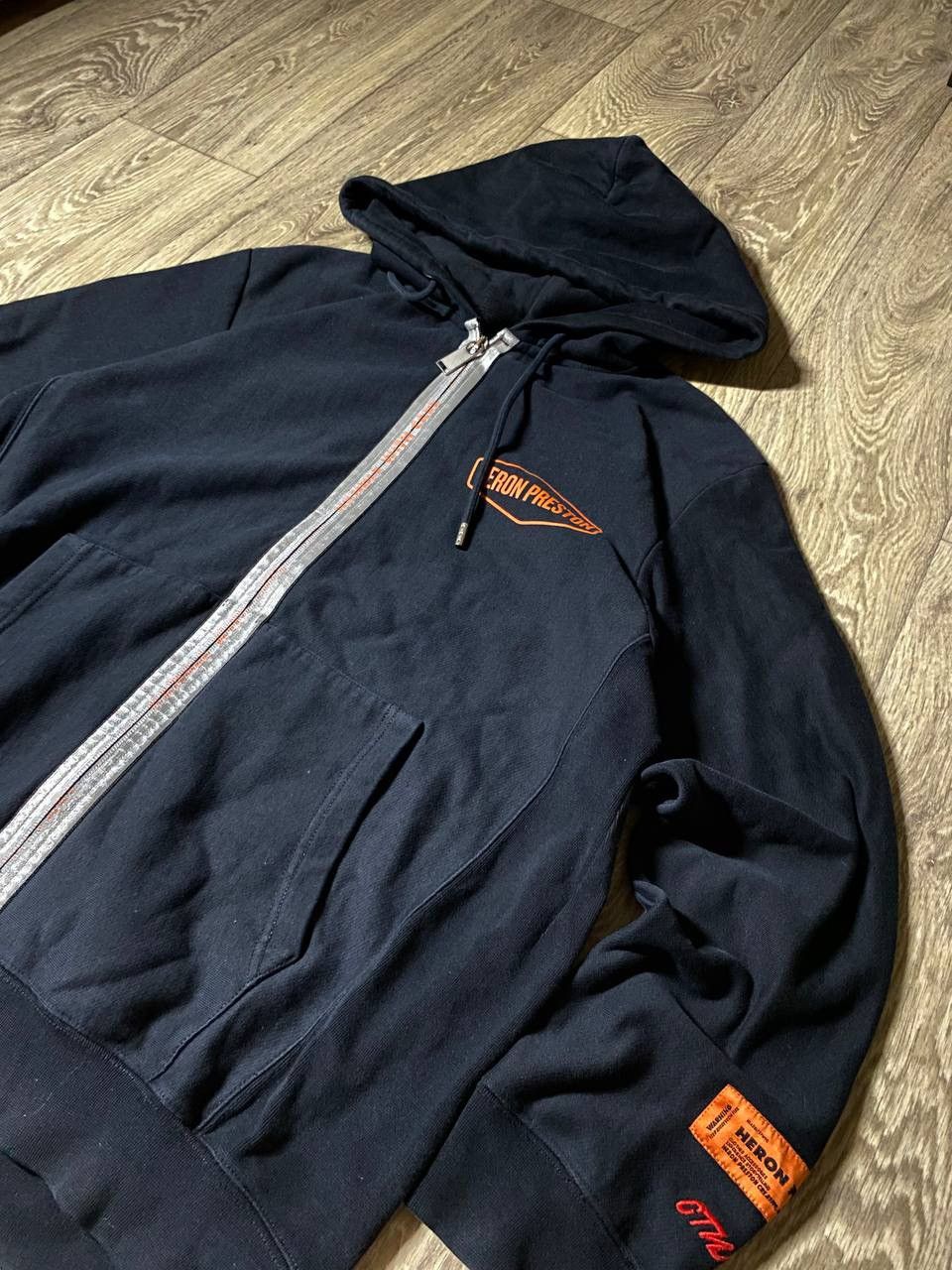Heron Preston Preston reflective zip hoodie Size US M / EU 48-50 / 2 - 3 Thumbnail