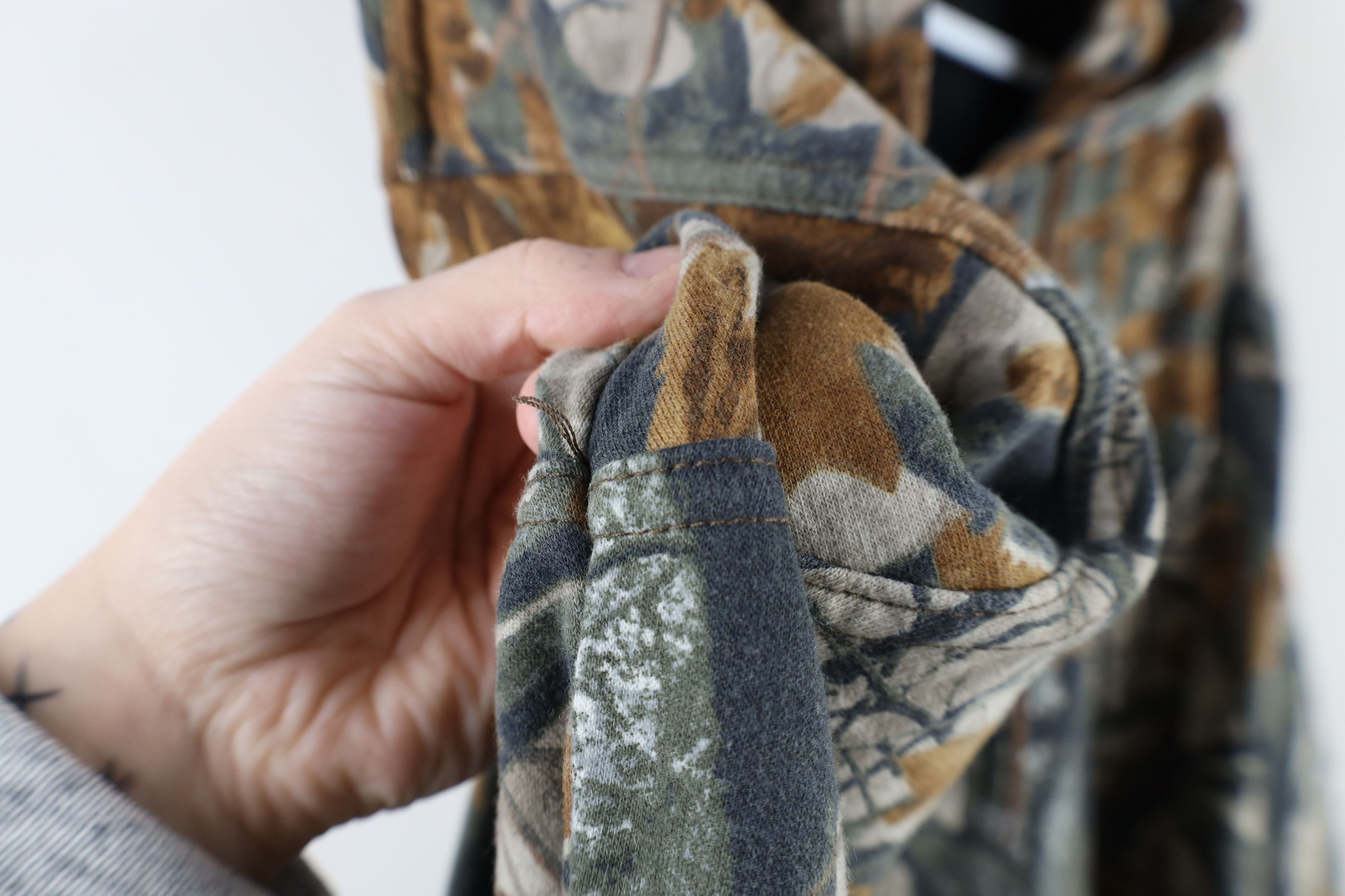Vintage Vintage Streetwear Thermal Lined Camouflage Full Zip Hoodie Size US XXL / EU 58 / 5 - 8 Thumbnail