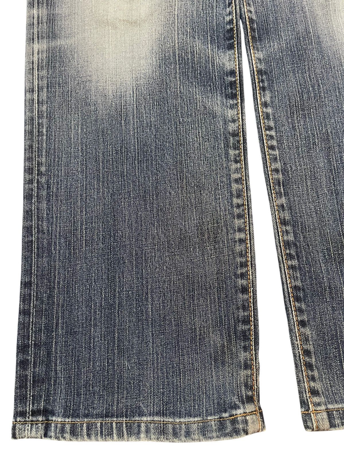 Edwin Vintage Y2K Edwin 504 Faded Wash Distress Wide Leg Relaxed Size US 34 / EU 50 - 7 Thumbnail