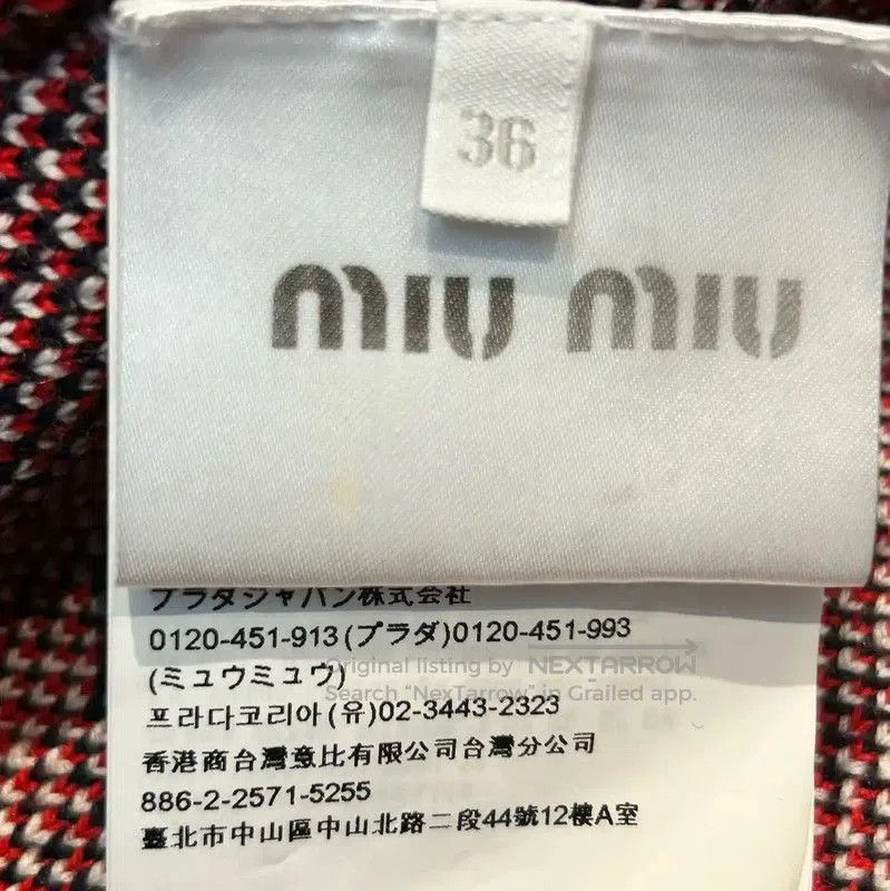 Miu Miu Miu Miu Multi-Color Cotton Blend Women's Jacket . Size M / US 6-8 / IT 42-44 - 5 Thumbnail
