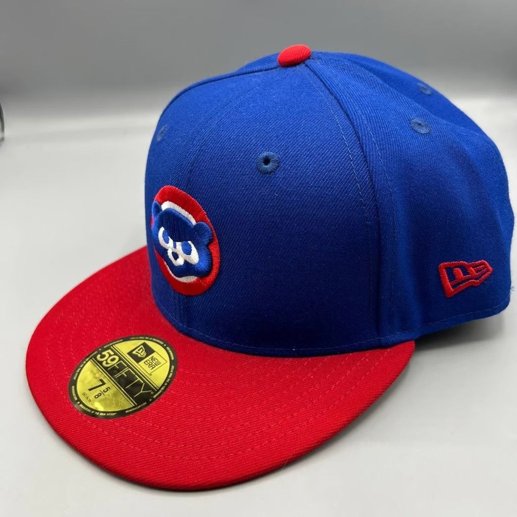 New Era Chicago Cubs Hat Men 7 5/8 59Fifty New Era Fitted Cap New Size ONE SIZE - 2 Thumbnail