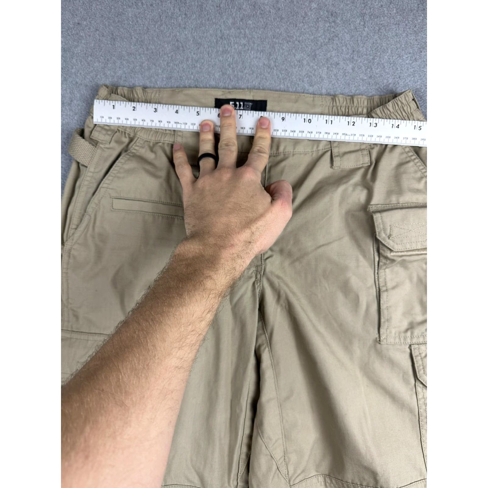 Vintage 5.11 Tactical Taclite Pro Pants Womens 10 Beige Cargo Twill Work Outdoor Utility Pants Size 32" / US 10 / IT 46 - 5 Thumbnail