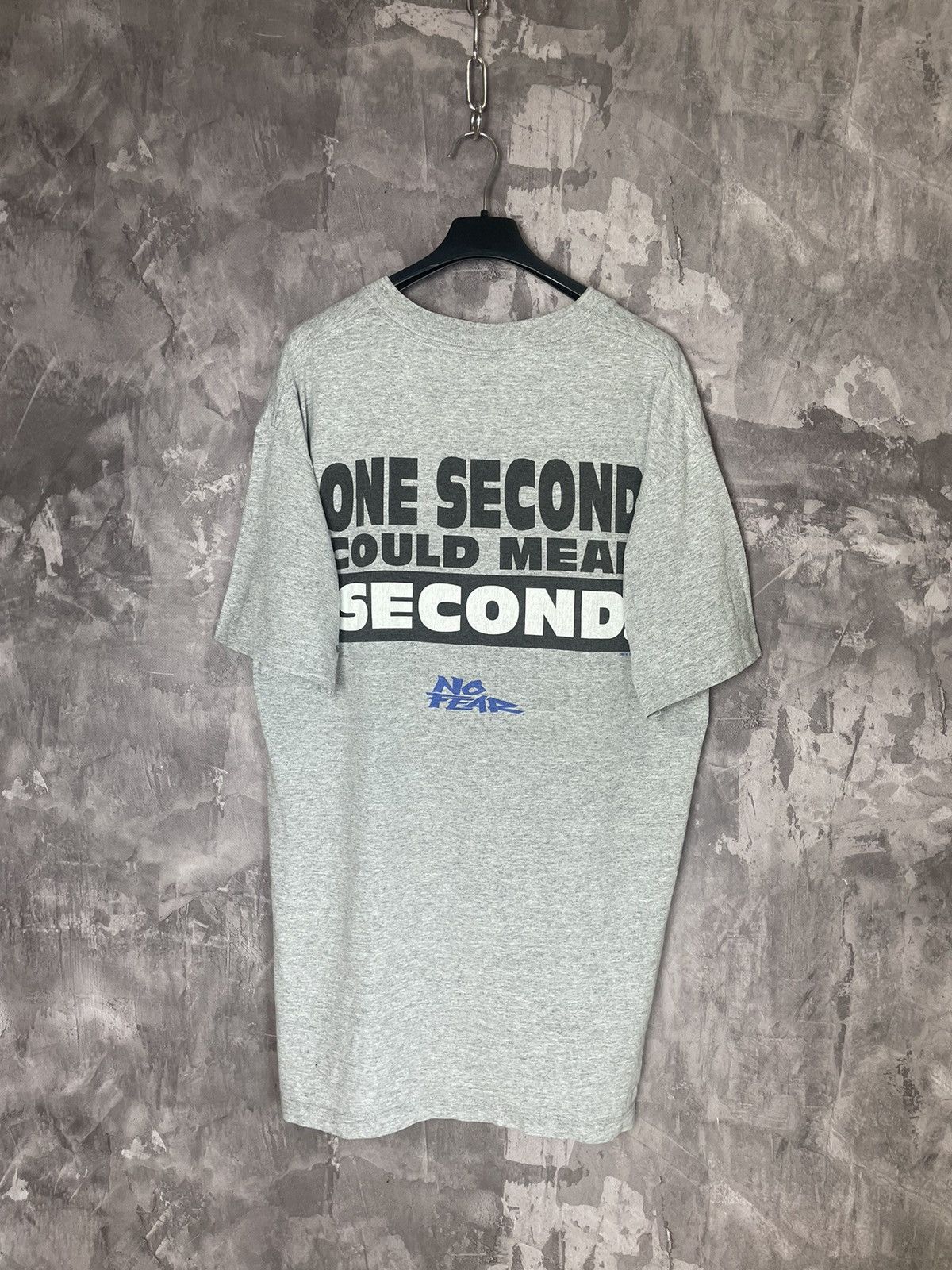 No Fear × Vintage Vintage No fear “One Second Could Mean Second” 1996 tee Size US L / EU 52-54 / 3 - 1 Thumbnail