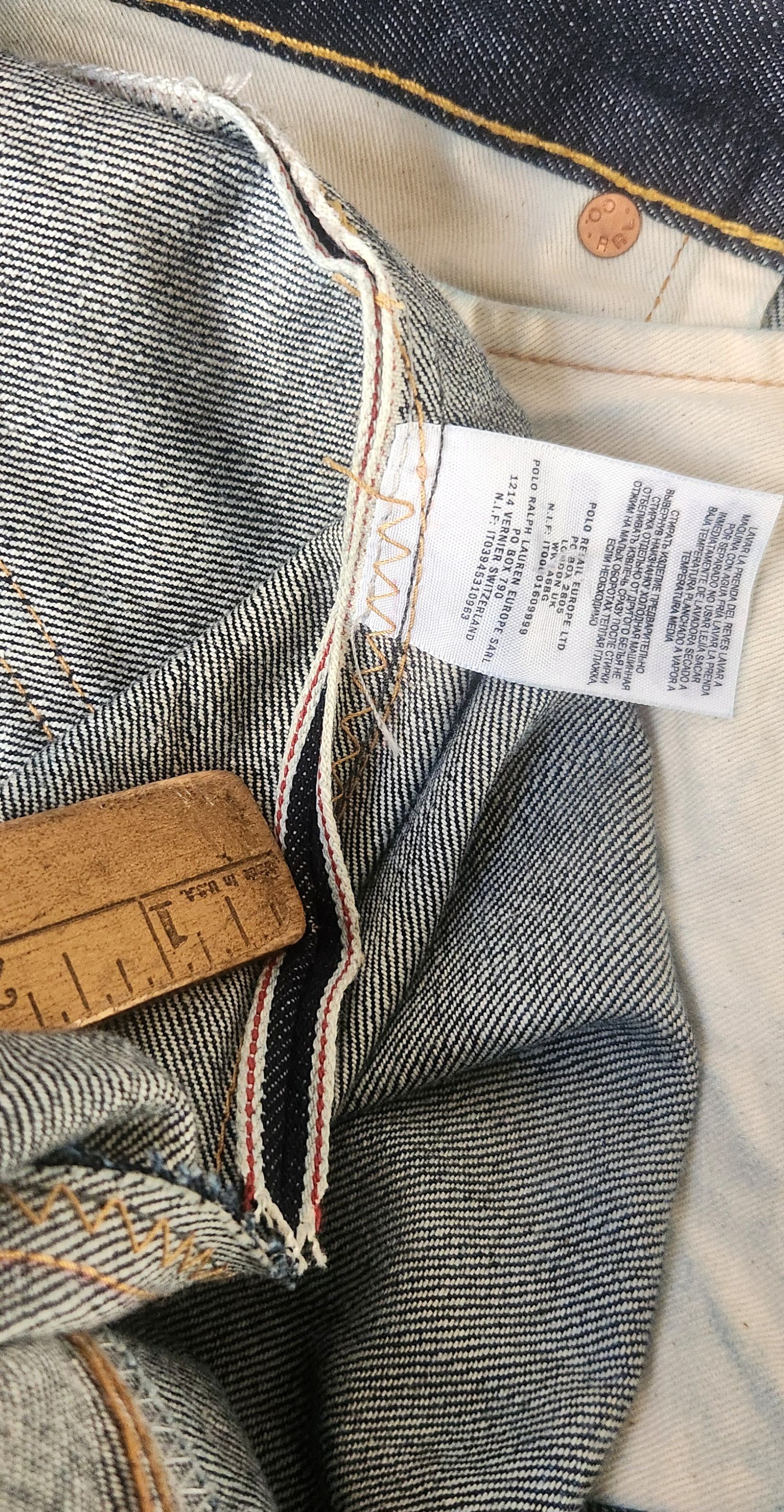 RRL Ralph Lauren Ralph Lauren RRL Jeans Japanese Woven Selvedge Denim 36 X 32 Size US 36 / EU 52 - 14 Thumbnail