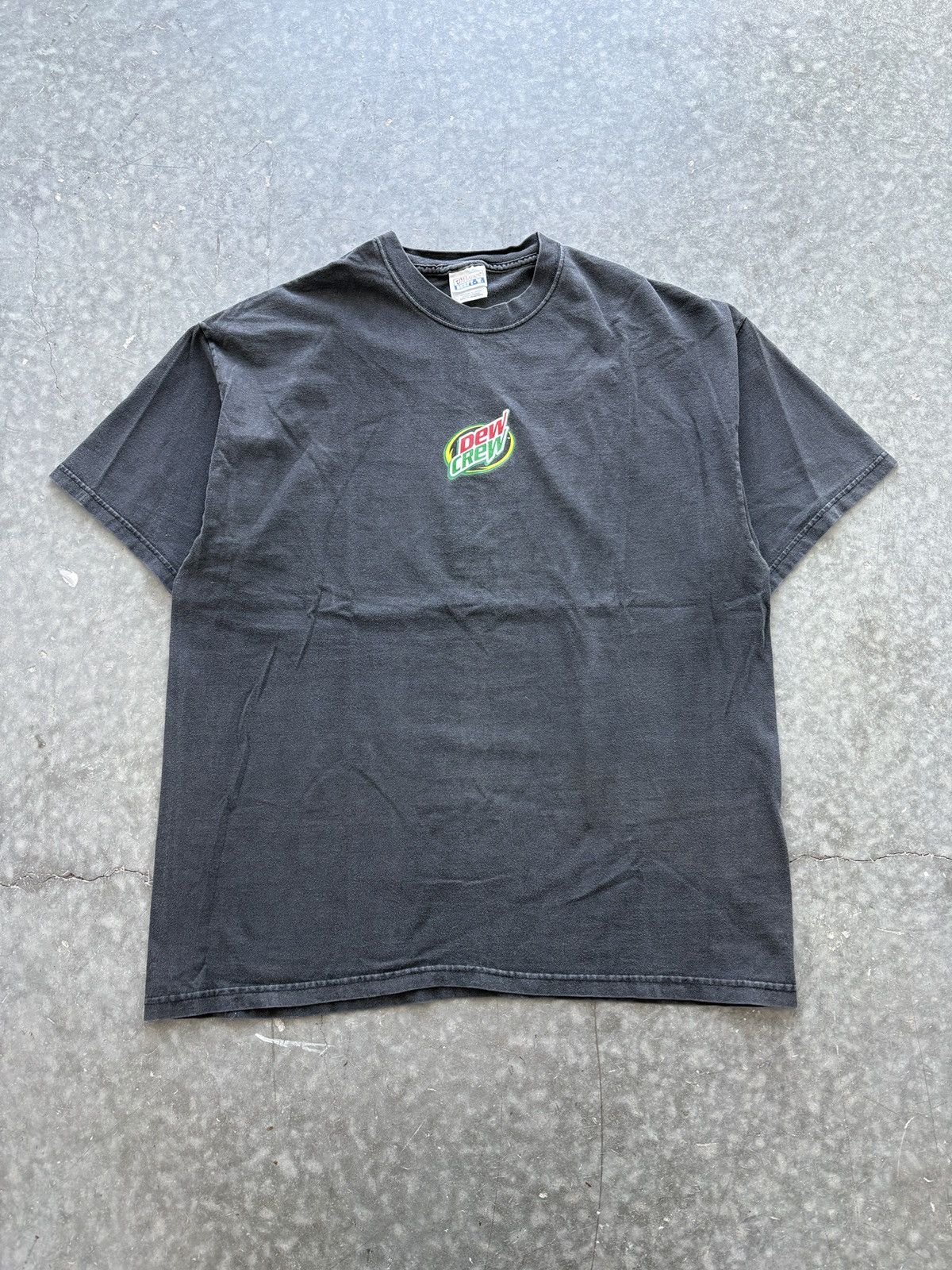 Vintage Vintage 90s Mountain Dew Crew Graphic Tee Size US XL / EU 56 / 4 - 1 Thumbnail