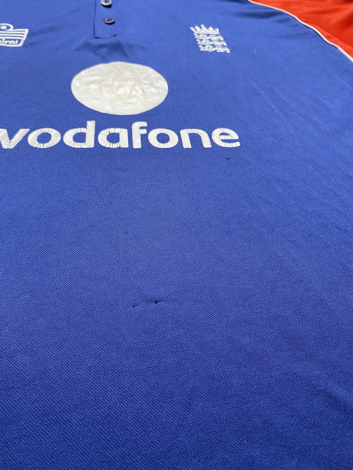 Other Admirals England Vodafone Cricket Jersey Size XL Size US XL / EU 56 / 4 - 8 Thumbnail