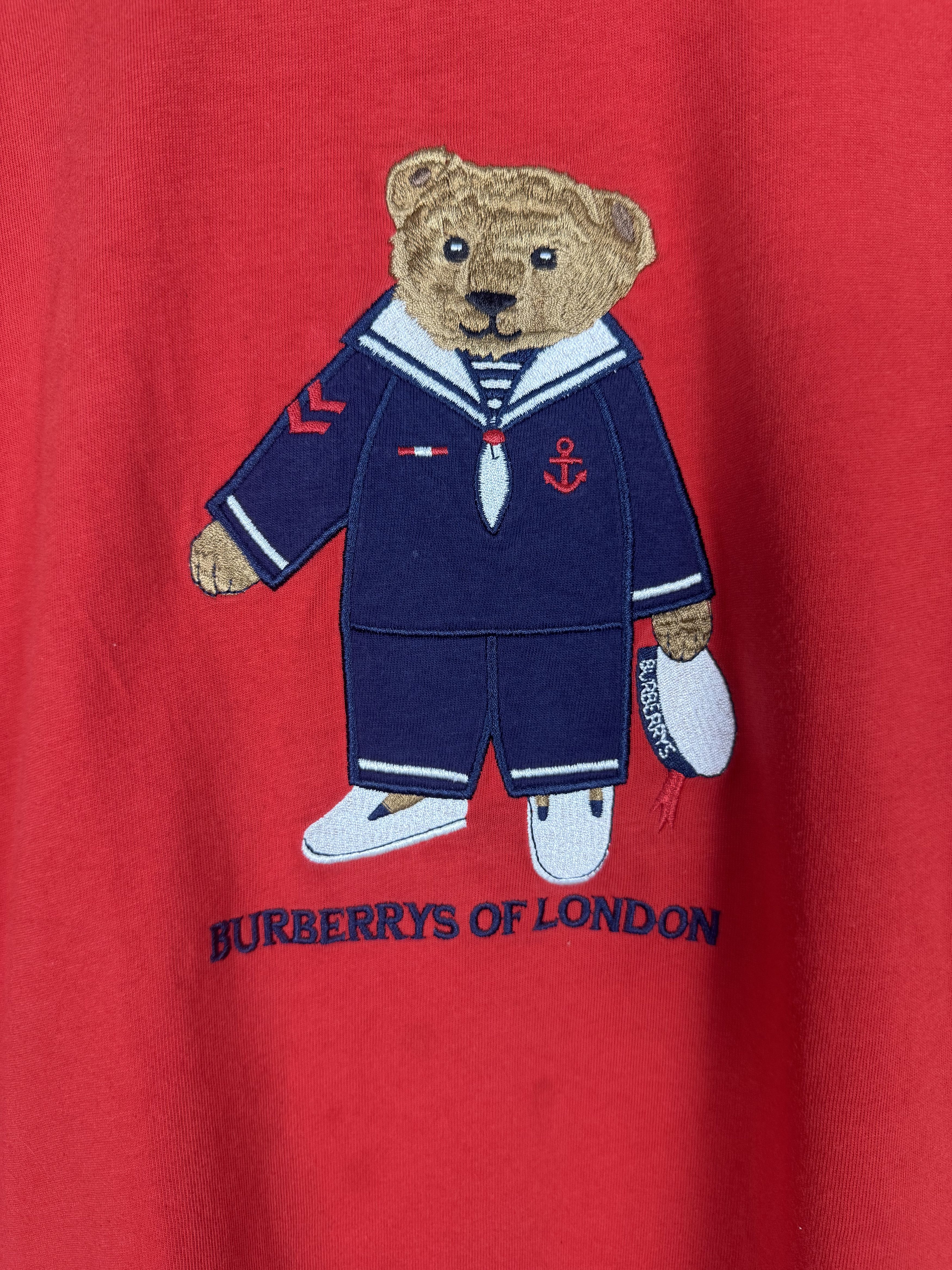 Burberry Vintage Burberry Bear Tshirt Size US M / EU 48-50 / 2 - 2 Thumbnail
