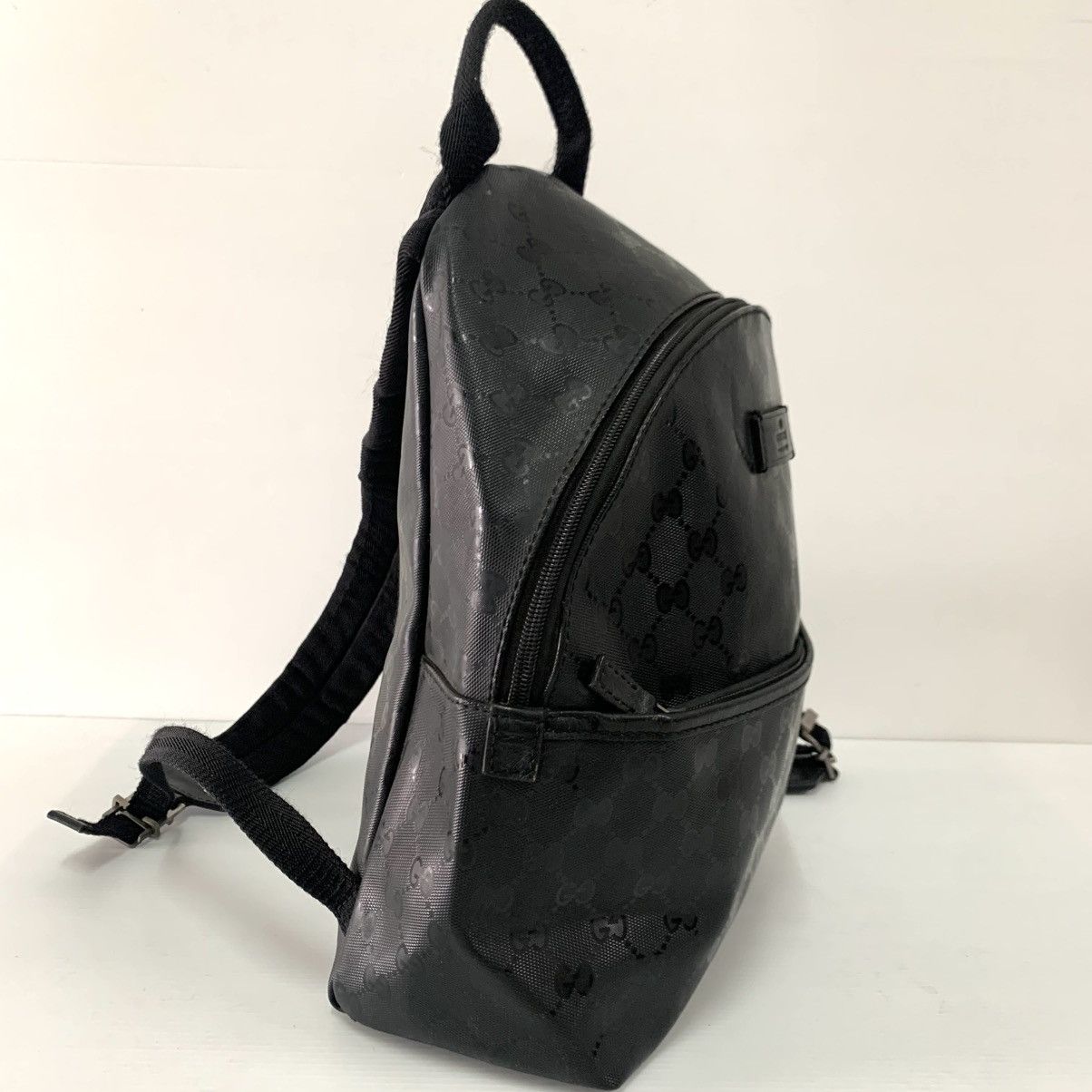 Gucci Gucci Black Monogram Backpack Size ONE SIZE - 3 Thumbnail