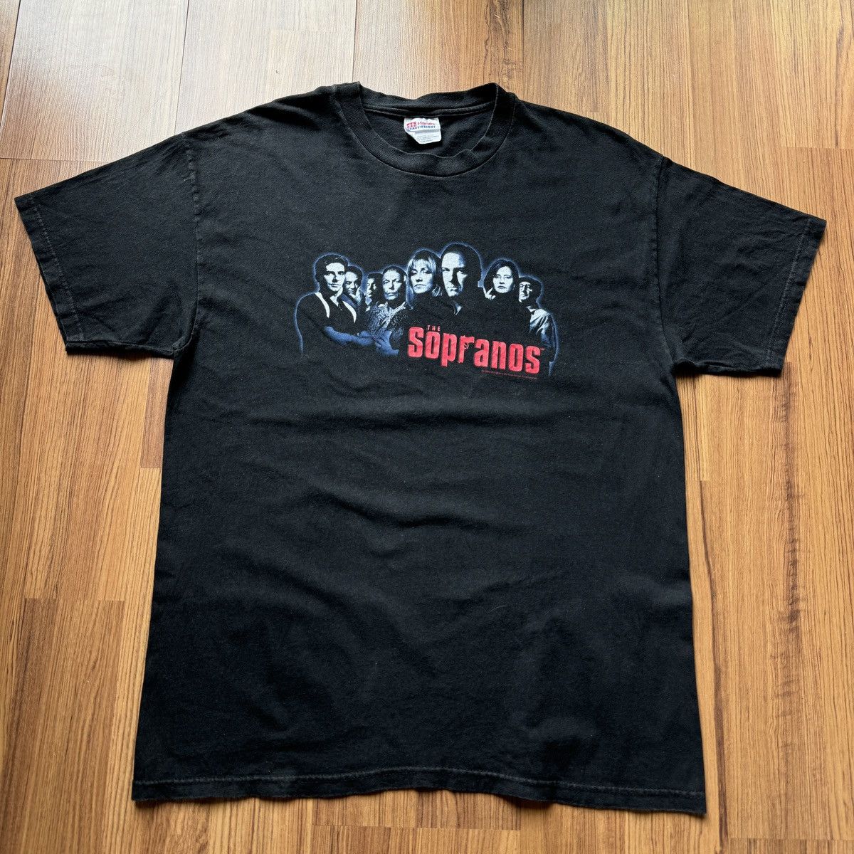 Movie × Streetwear × Vintage 2000s The Sopranos HBO promo tee mob 