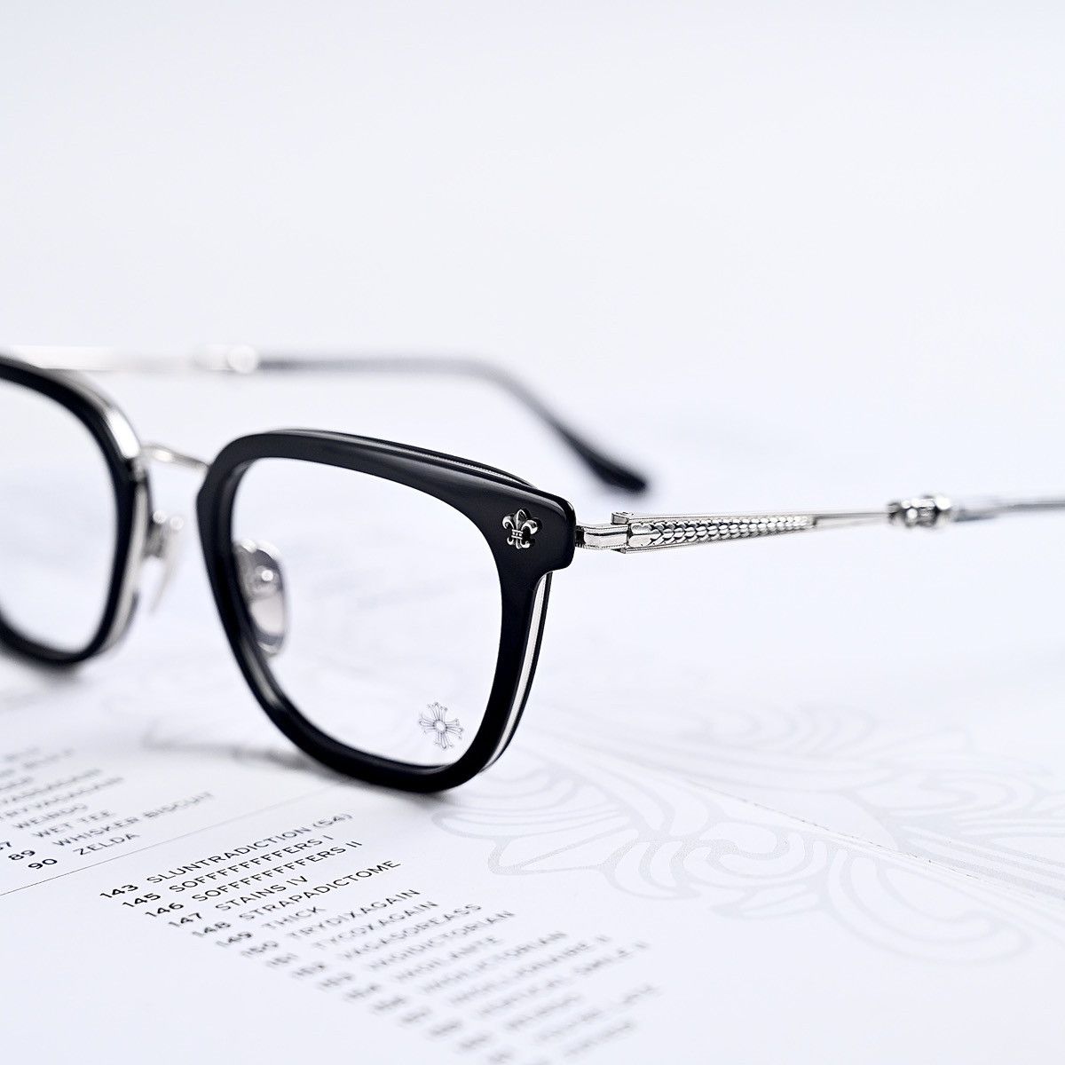 Chrome Hearts CHROME HEARTS STRAPADICTOME GLASSES Size ONE SIZE - 3 Thumbnail