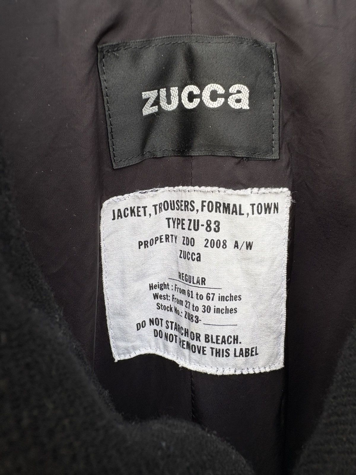 Zucca Zucca Autumn Winter 2008 Batwing Jacket Size M / US 6-8 / IT 42-44 - 2 Thumbnail