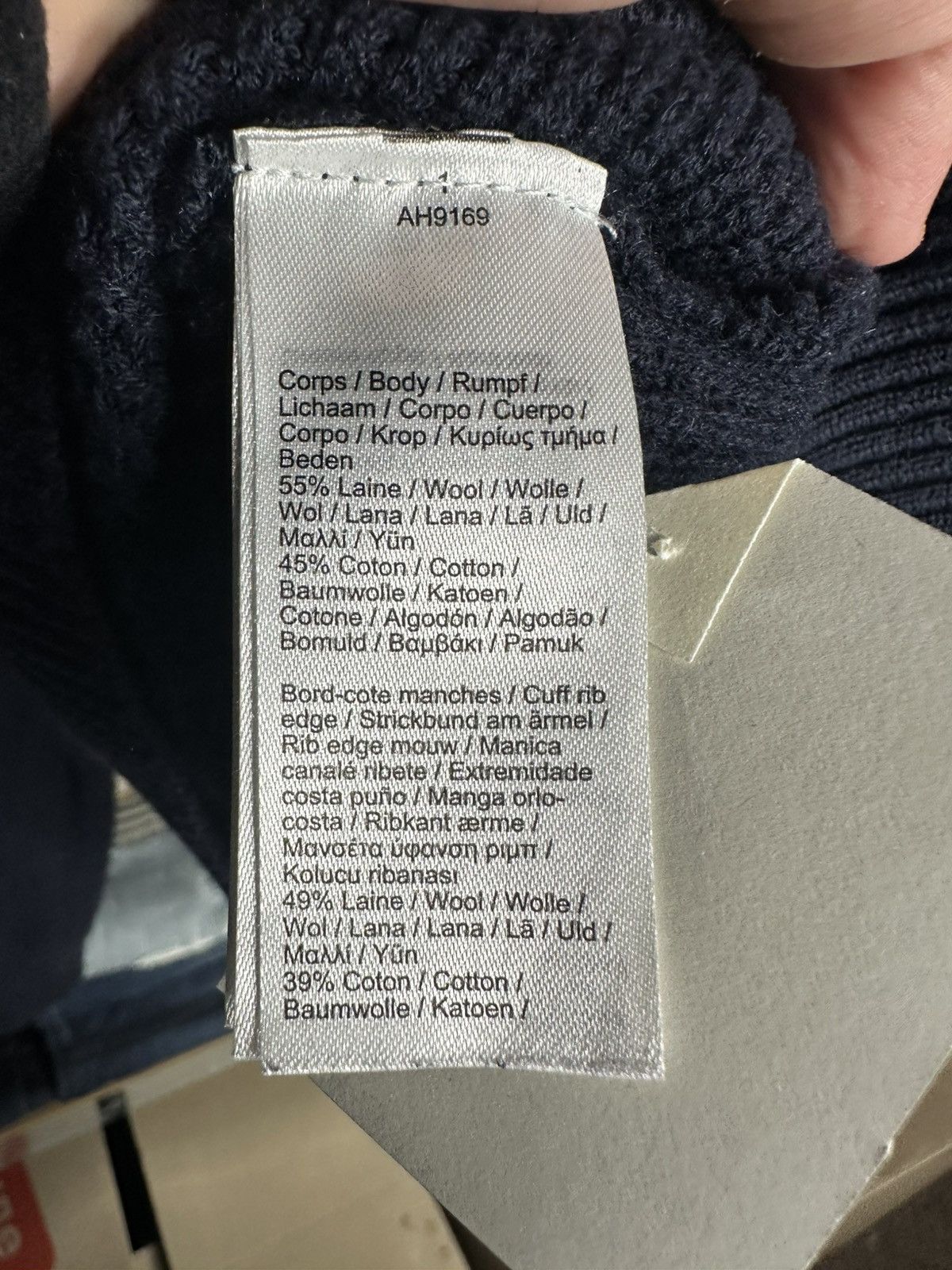 Lacoste Lacoste Wool Cotton Knit Turtleneck Sweater Navy Size M Size US M / EU 48-50 / 2 - 5 Thumbnail