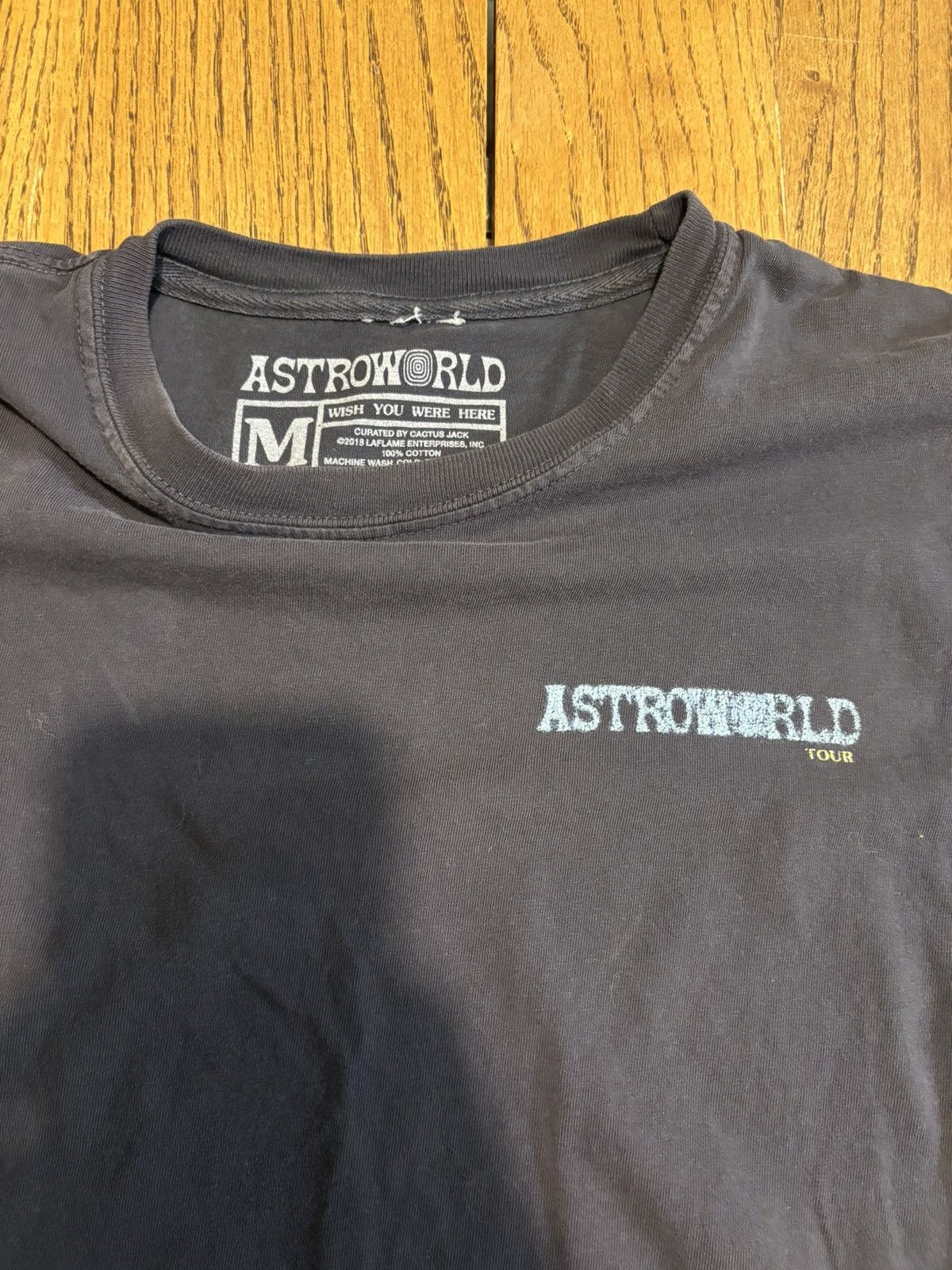 Travis Scott Travis Scott Astroworld Tour Tee M Size US M / EU 48-50 / 2 - 2 Thumbnail