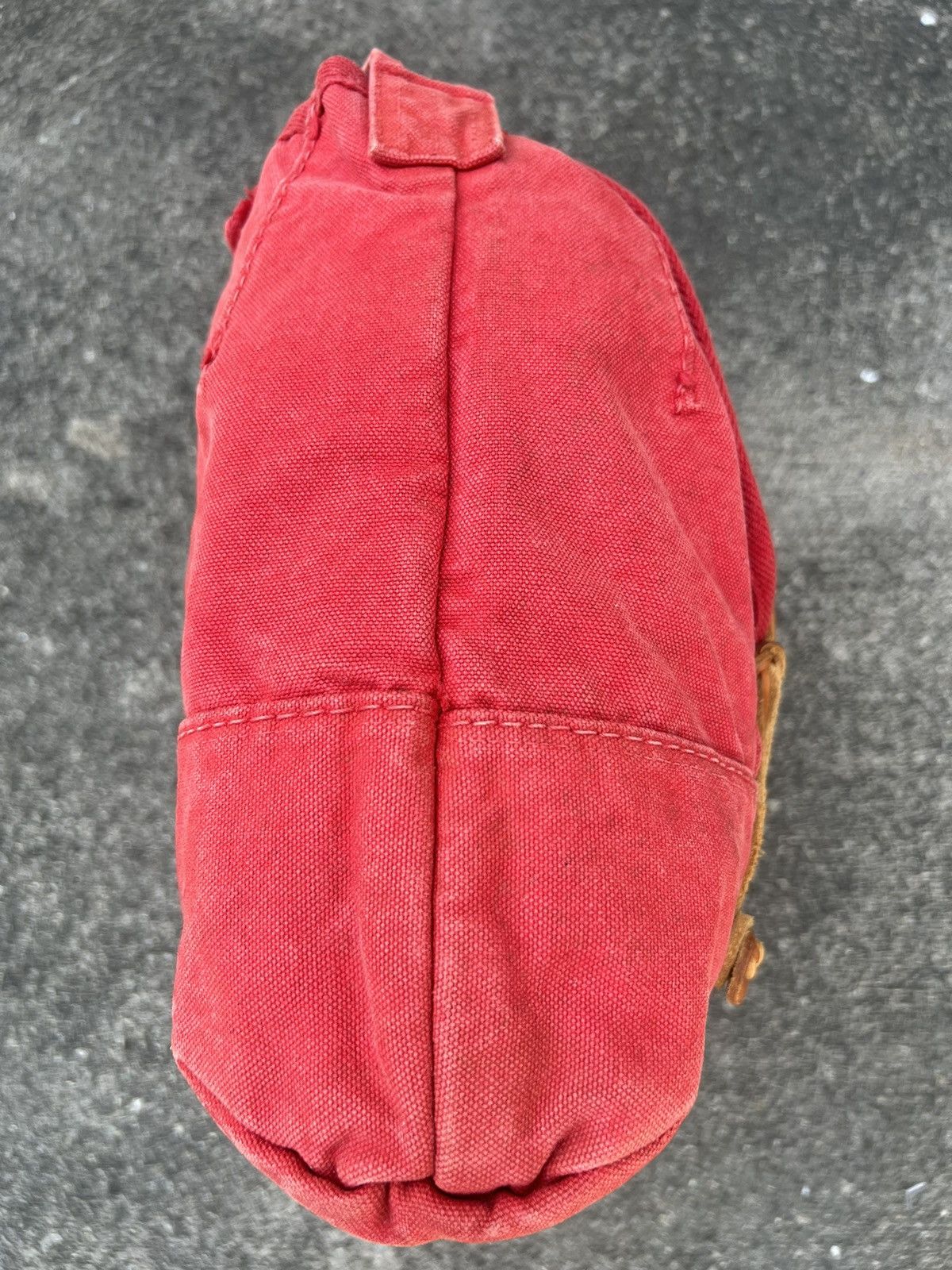 45rpm Vintage 45rpm Japan Fade Red Duck Cotton Messenger Bag Size ONE SIZE - 6 Thumbnail