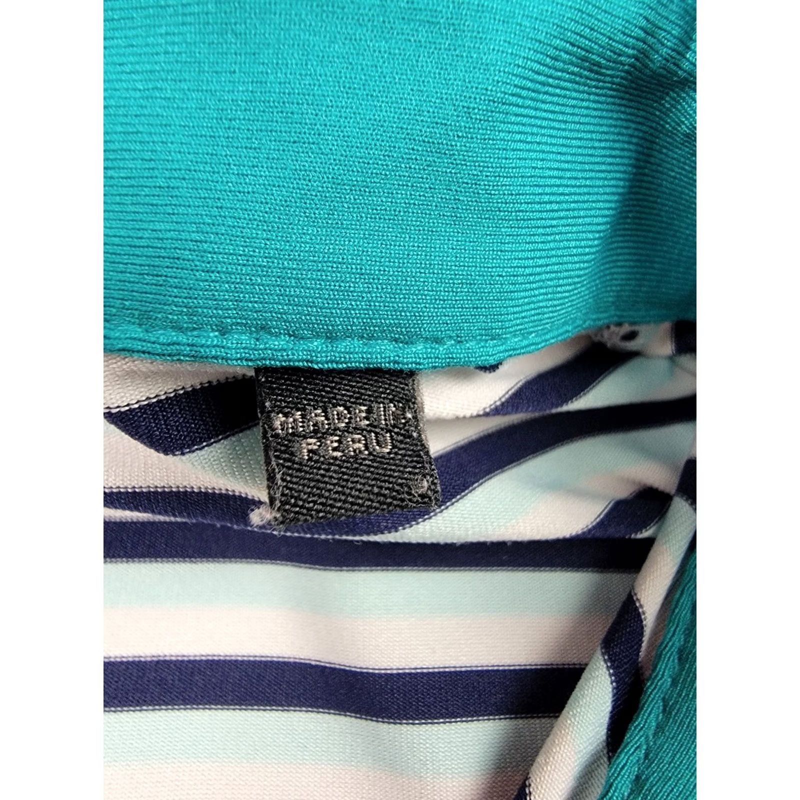 Vintage Greyson Golf Polo Mens XL White Blue Stripe Short Sleeve Pullover Activewear Casual Travel Golf Size US XL / EU 56 / 4 - 3 Thumbnail