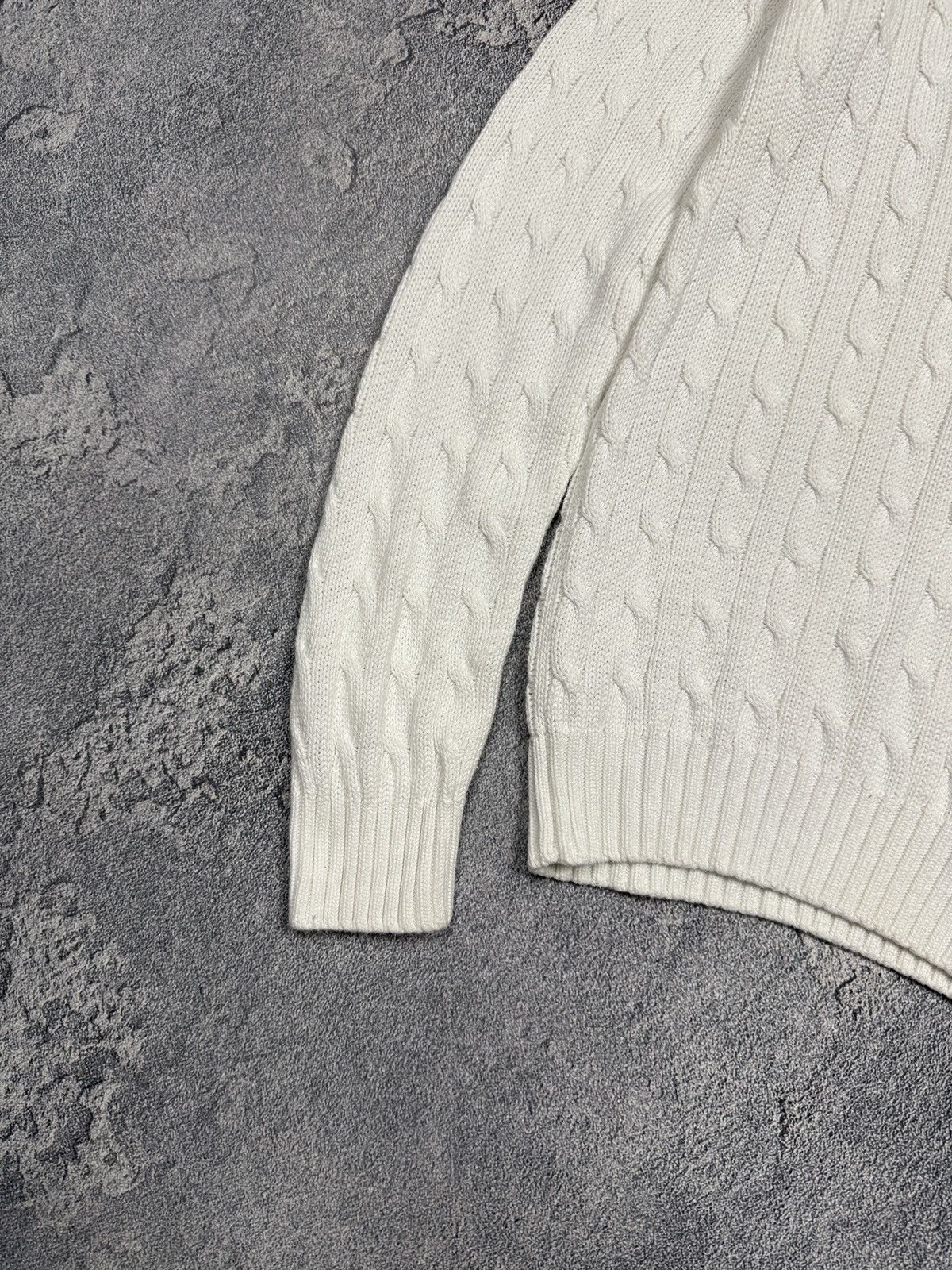 Polo Ralph Lauren Vintage Polo Ralph Lauren V-Neck Knit Sweater Luxury Hype Size XL / US 12-14 / IT 48-50 - 3 Thumbnail