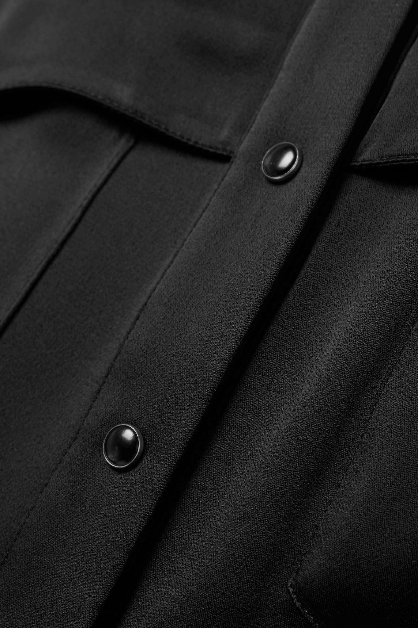 Tom Ford o1y0226 Solid Color Shirt in Black Size M / US 6-8 / IT 42-44 - 5 Thumbnail