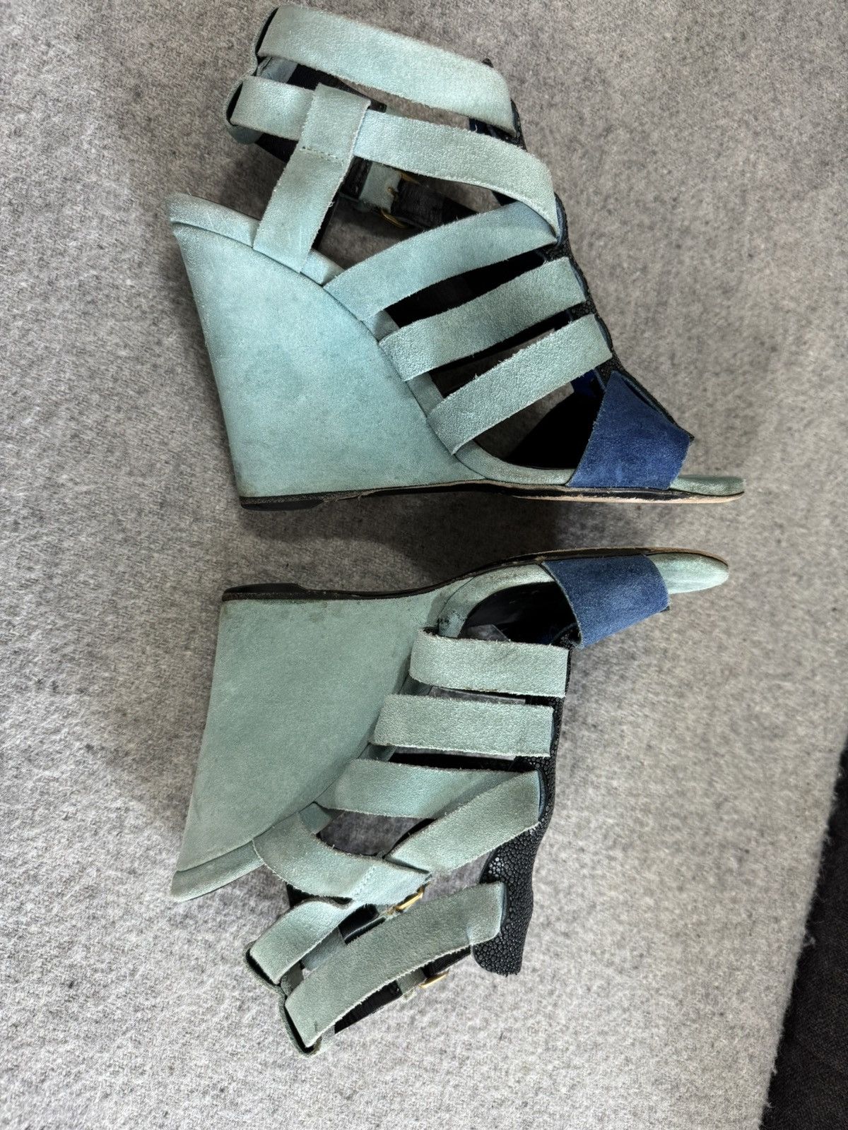 Balenciaga Balenciaga Paris Gladiator Wedge Heels Ankle Boots size 36 Size US 6 / IT 36 - 6 Thumbnail