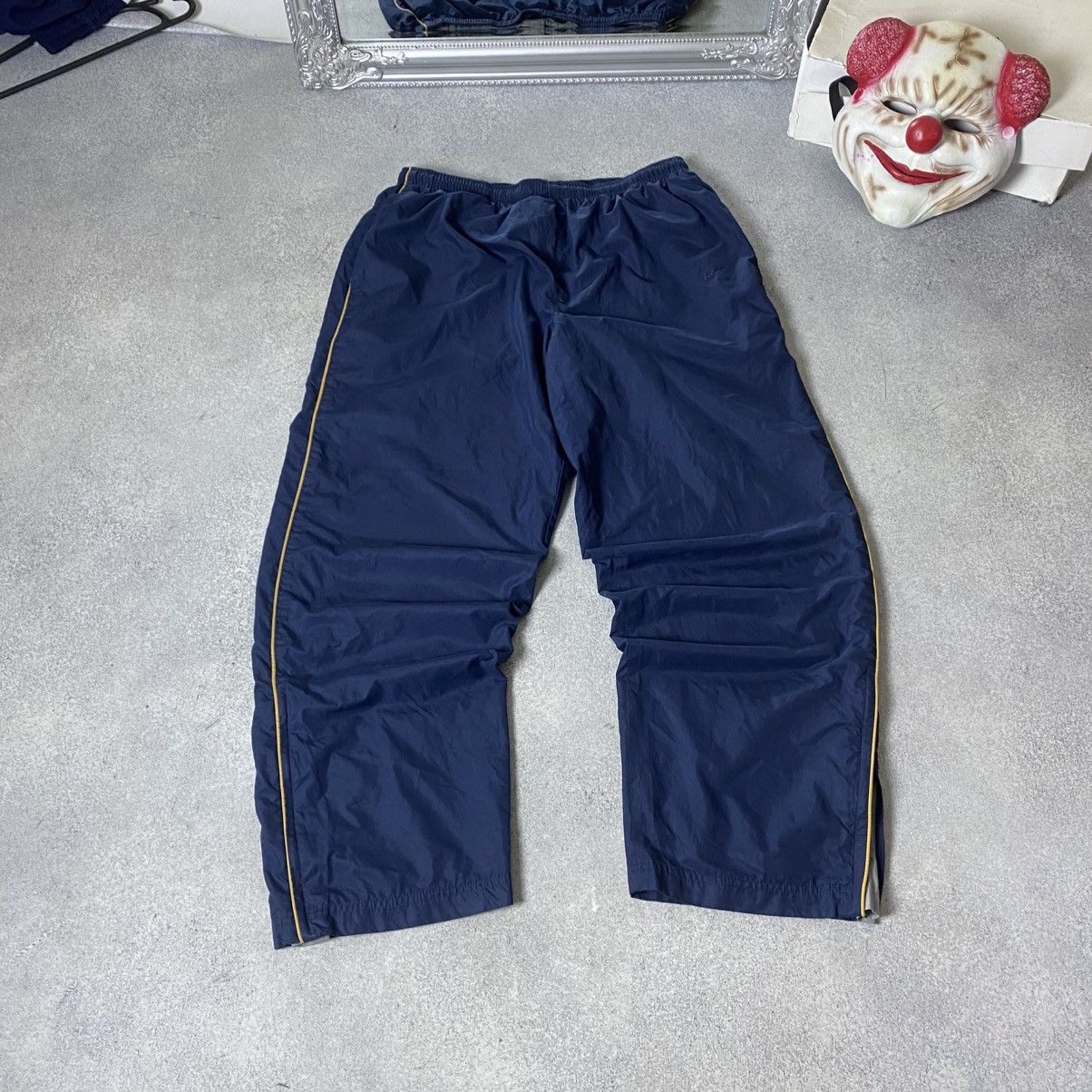 Nike Crazy Vintage Y2K 90s Baggy Nike Track Pants Size US 34 / EU 50 - 4 Thumbnail