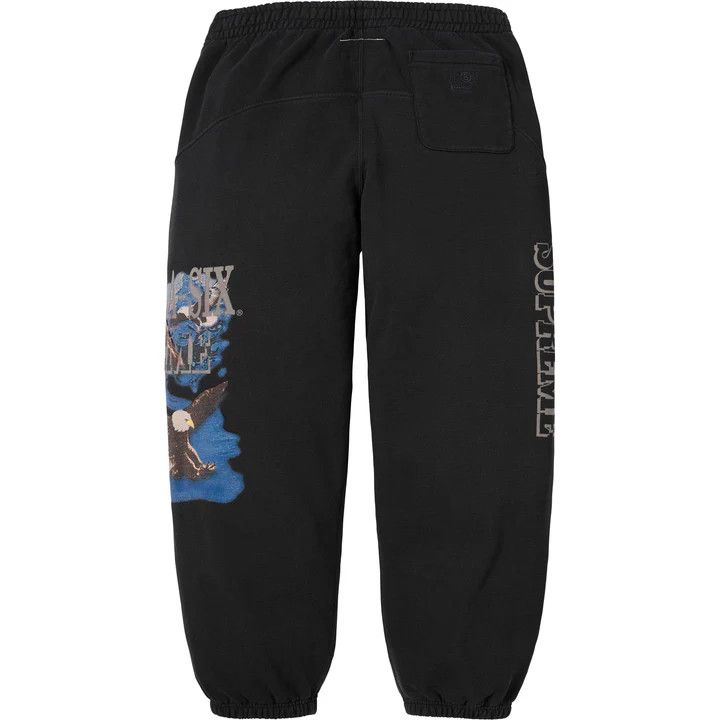 Maison Margiela × Supreme Eagle Sweatpant Size US 32 / EU 48 - 2 Thumbnail