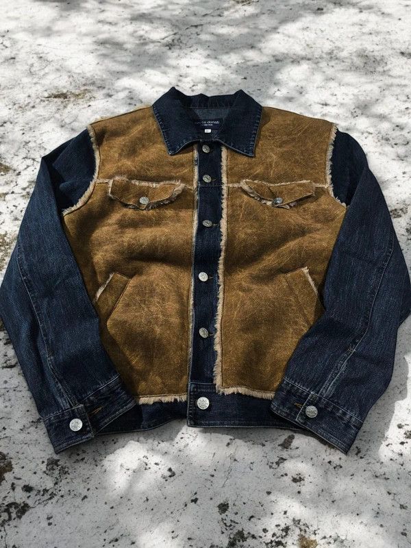 Vtg Western Cowboy Sherpa Lined Jacket Vintage Usa