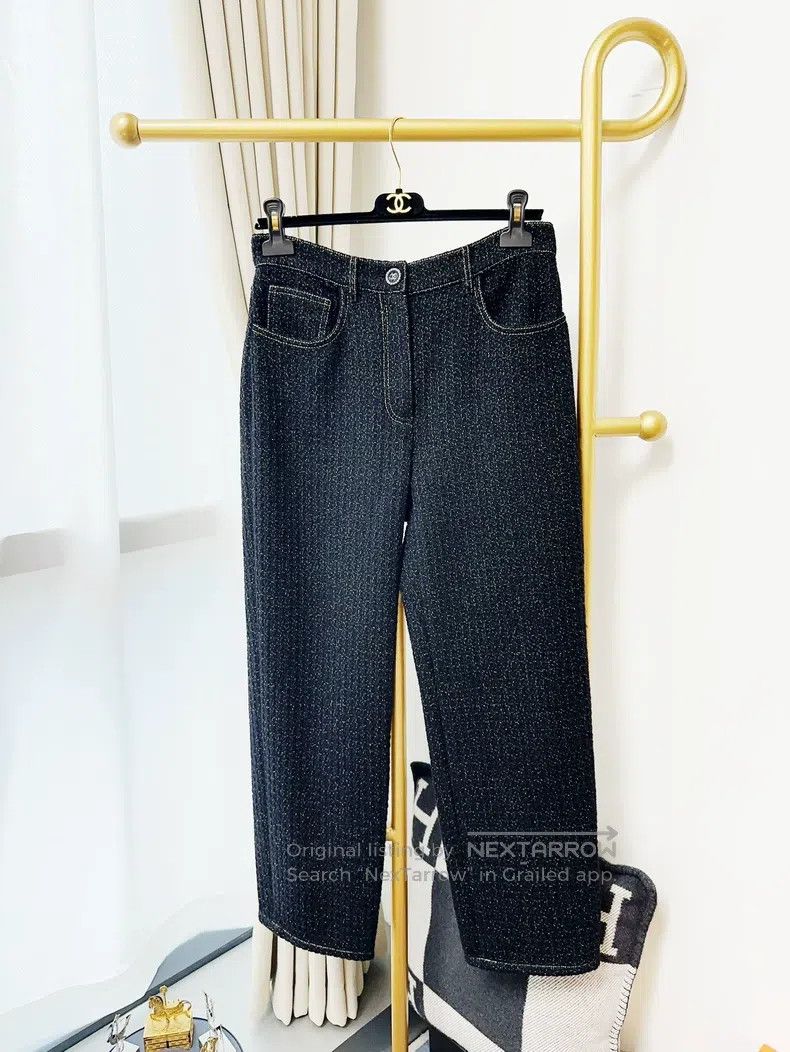 Chanel Chanel Tweed straight trousers Size 25" / US 0 / IT 36 - 2 Thumbnail