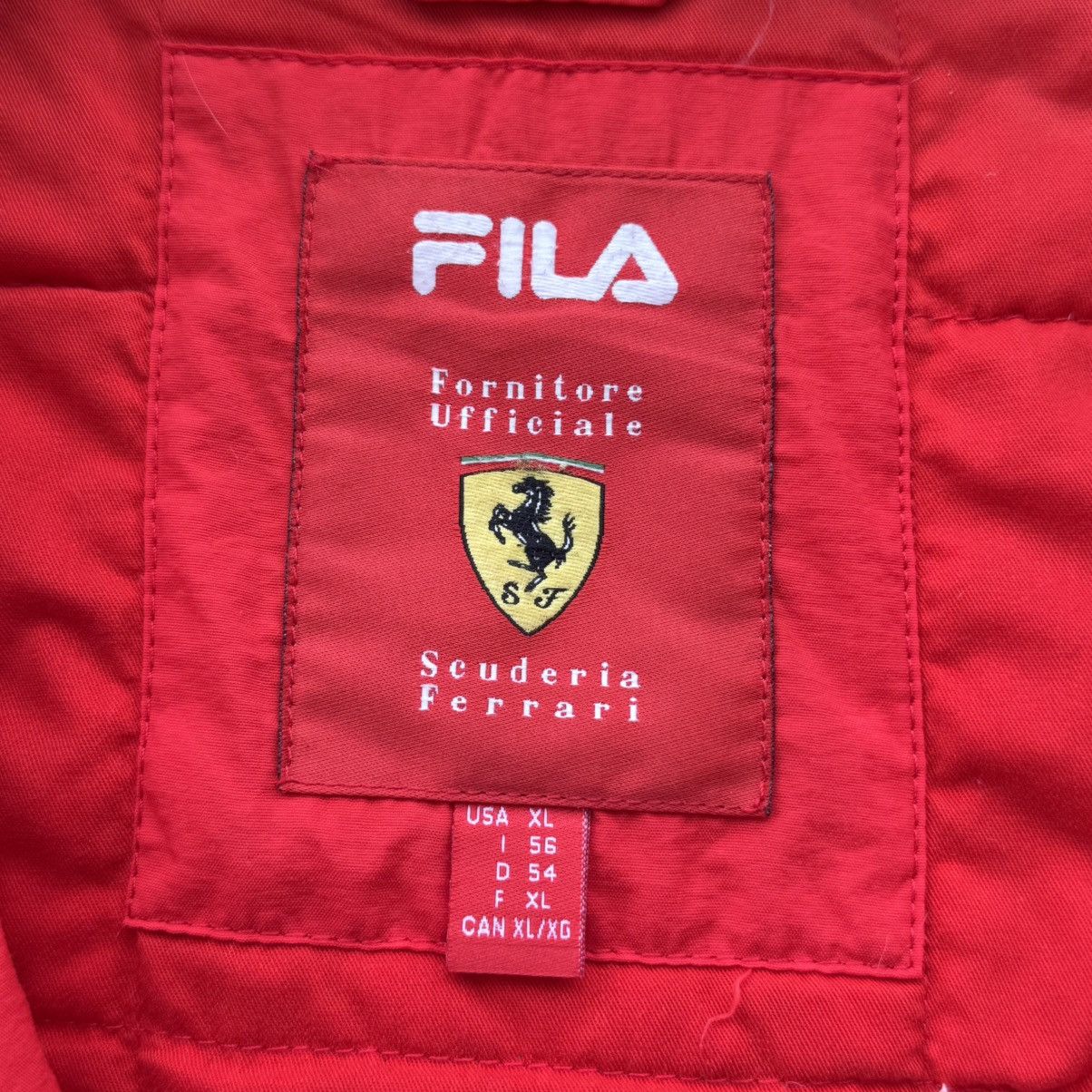 Ferrari × Formula 1 Ferrari x Fila 2000’s Vintage Formula 1 Racing Jacket Size US XL / EU 56 / 4 - 10 Thumbnail