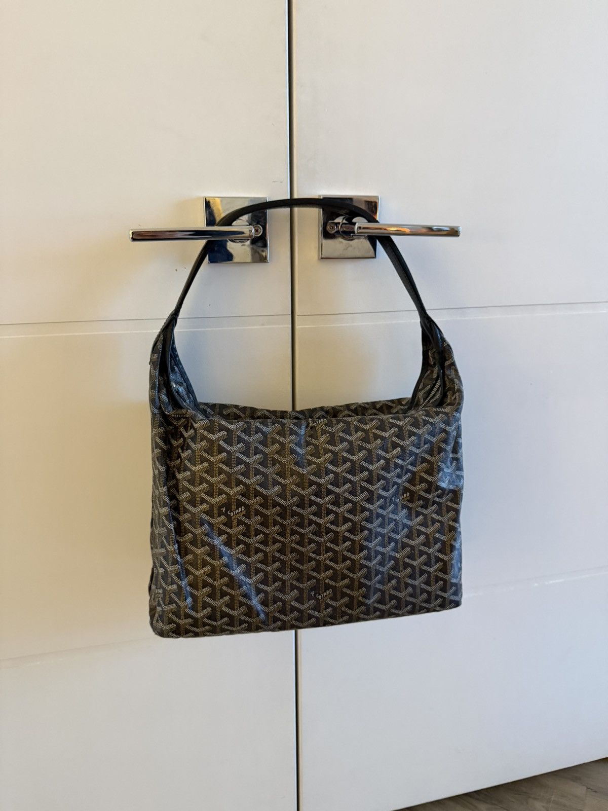 Goyard Goyard Hobo Fidji Zip Closure Bag (Black) Size ONE SIZE - 8 Thumbnail