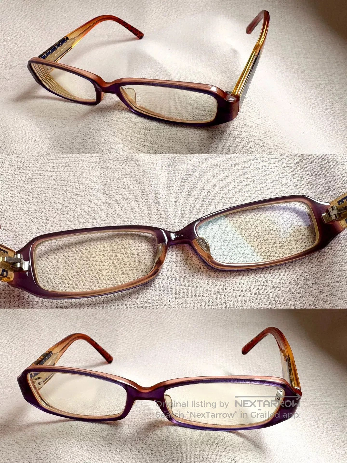 Vivienne Westwood Vivienne Westwood Vintage Skull Square Glasses. Size ONE SIZE - 4 Thumbnail