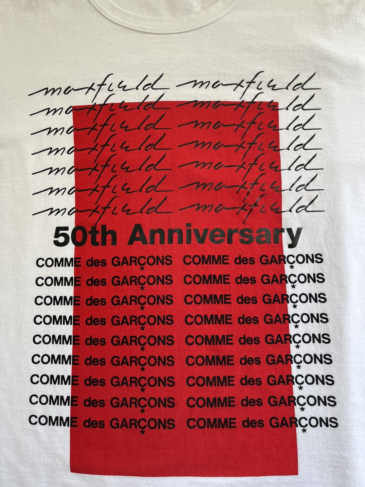 Comme des Garcons Homme Comme des Garçons x Maxfield 50th Anniversary T Shirt Size US XL / EU 56 / 4 - 2 Thumbnail