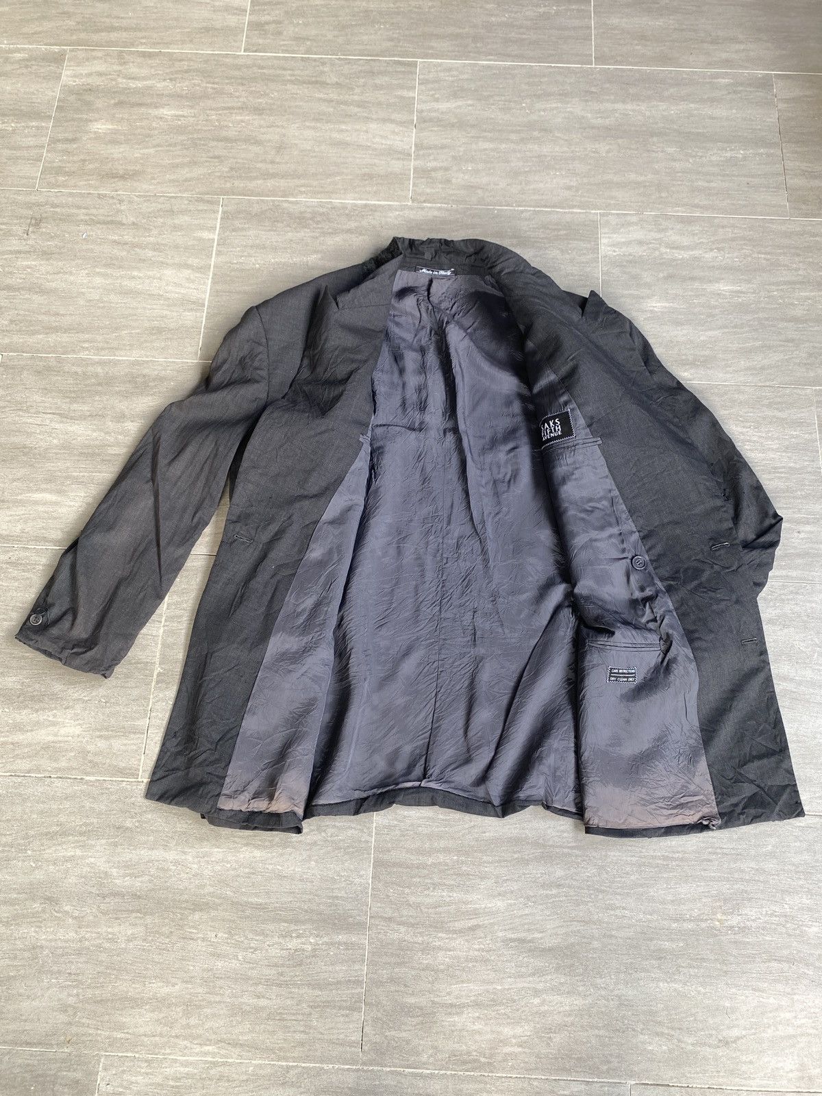 Giorgio Armani Vtg Giorgio Armani Le Collezioni ITALY Blazer Distressed Size US L / EU 52-54 / 3 - 11 Thumbnail