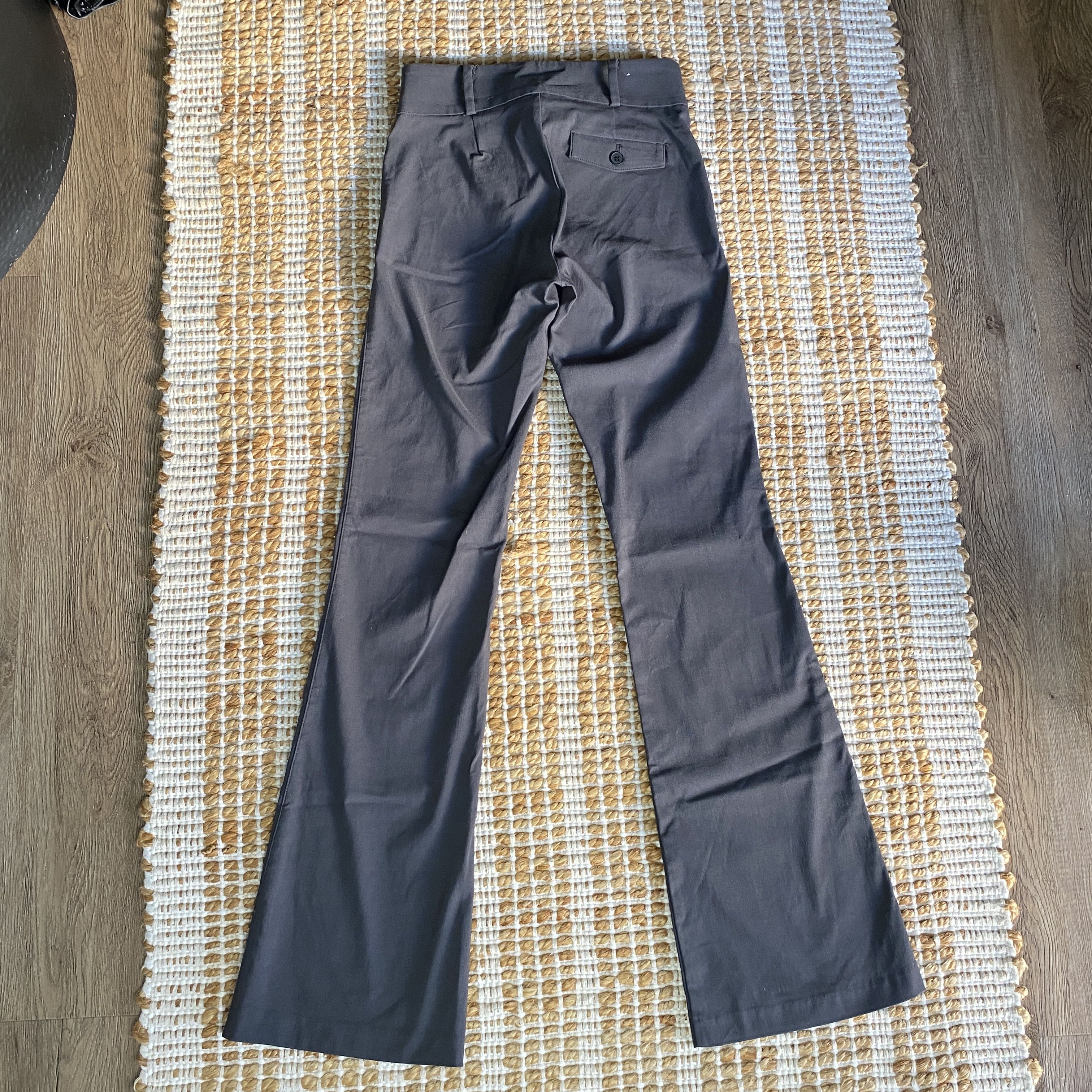 Bershka Bershka Grey Flared Tailored Trousers Pants NWT Size 27" / US 4 / IT 40 - 4 Thumbnail
