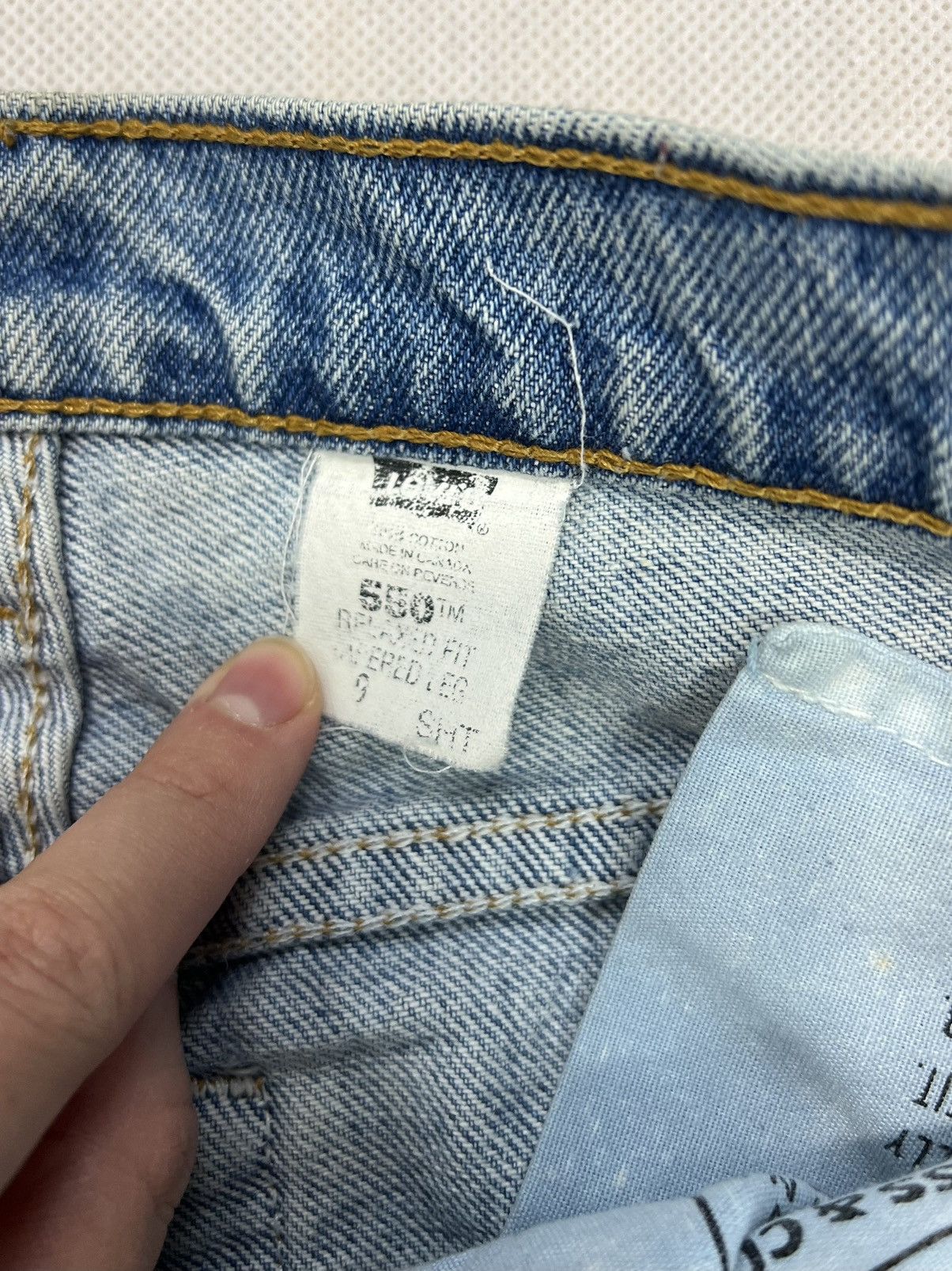 Levi's × Vintage Pants Levi’s 550 vintage 90’s baby blue Size 26" / US 2 / IT 38 - 9 Thumbnail