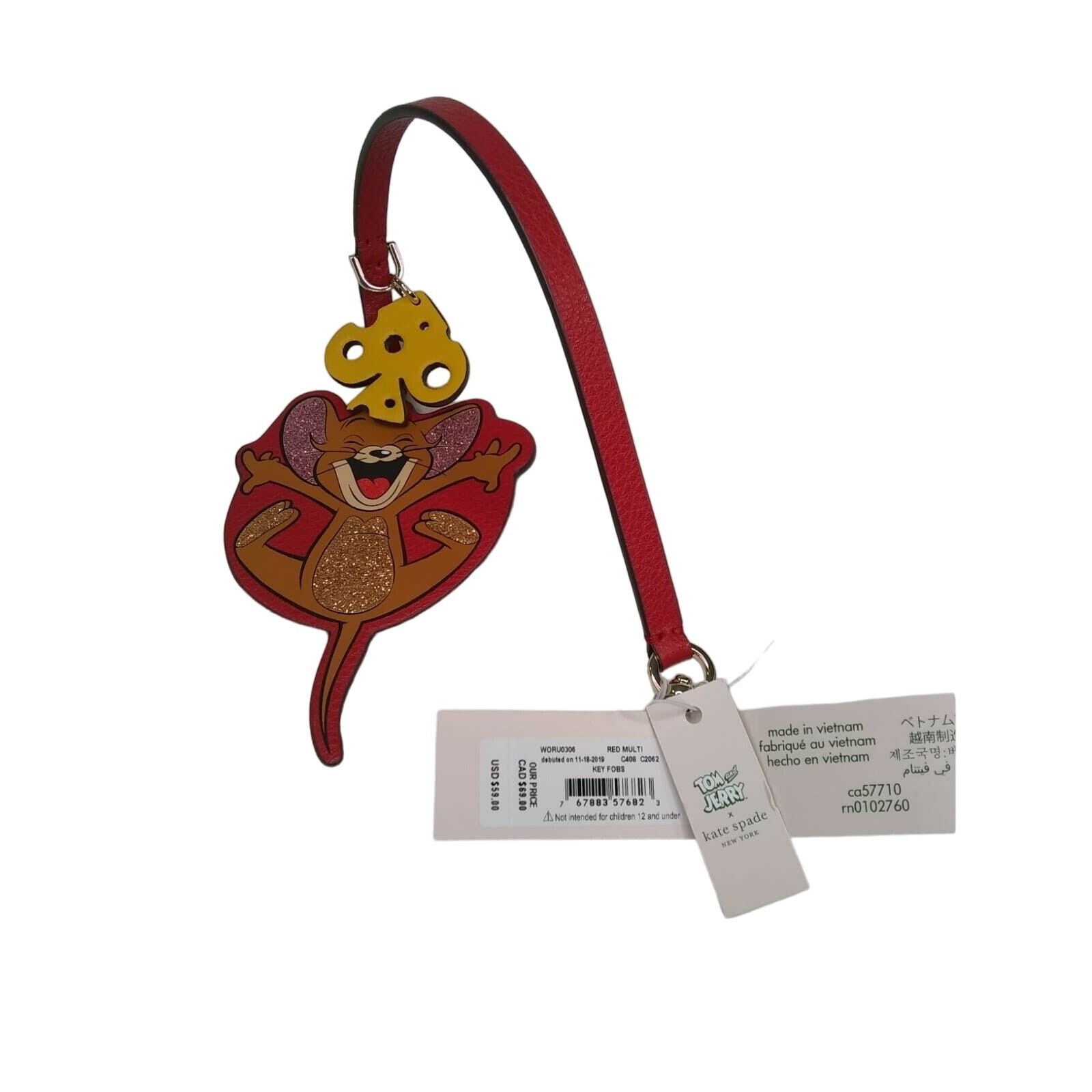 Kate Spade Kate Spade Tom and Jerry X Mouse Luggage Tag Handbag Charm Size ONE SIZE - 8 Thumbnail