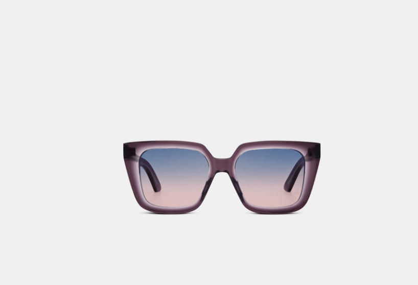 Dior o1w1db10725 Size :OS/DMNGS1 Sunglasses in Transparent Purple Size ONE SIZE - 1 Thumbnail