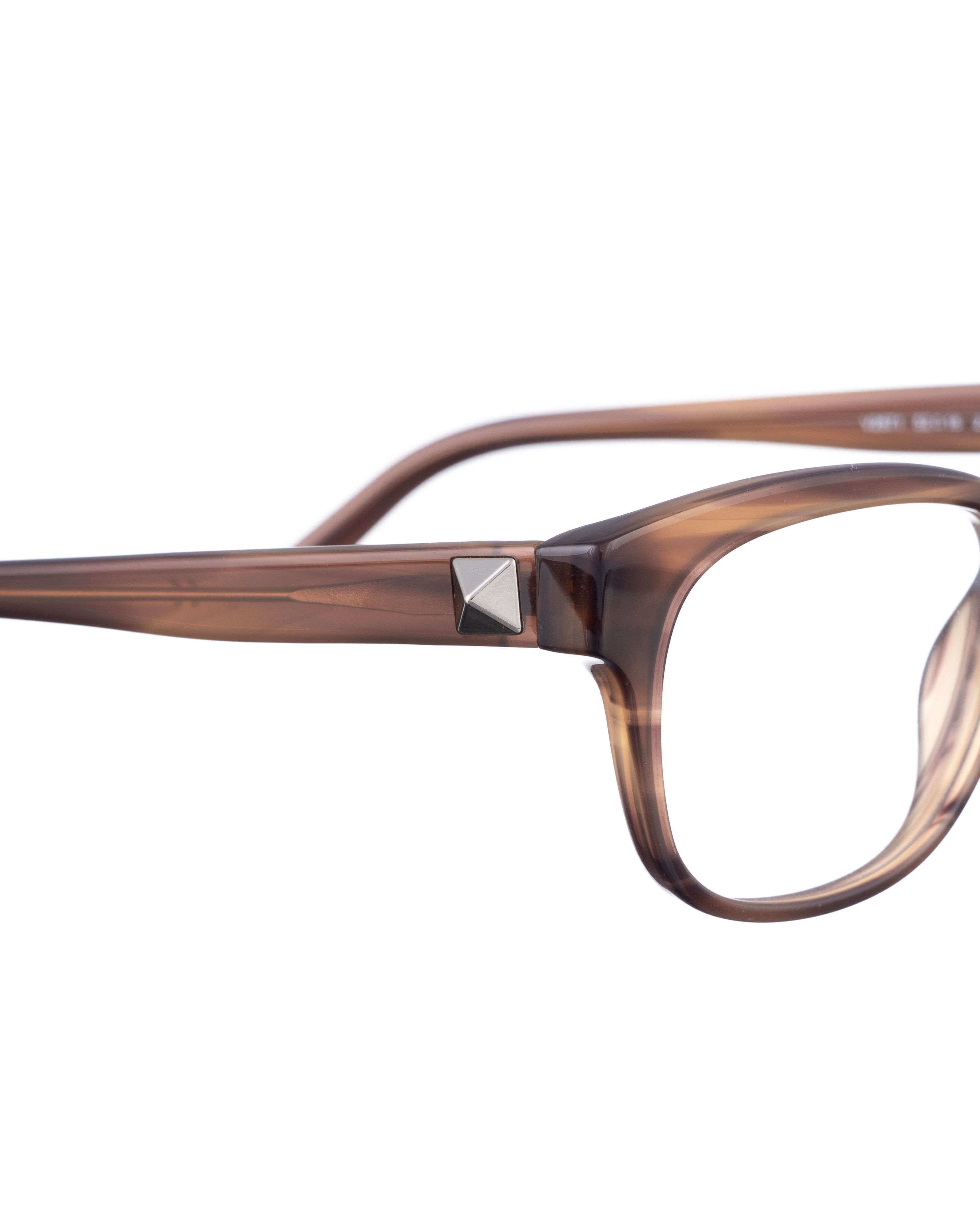 Valentino Valentino 00s Brown Nerdy Glasses with Studs Size ONE SIZE - 1 Thumbnail