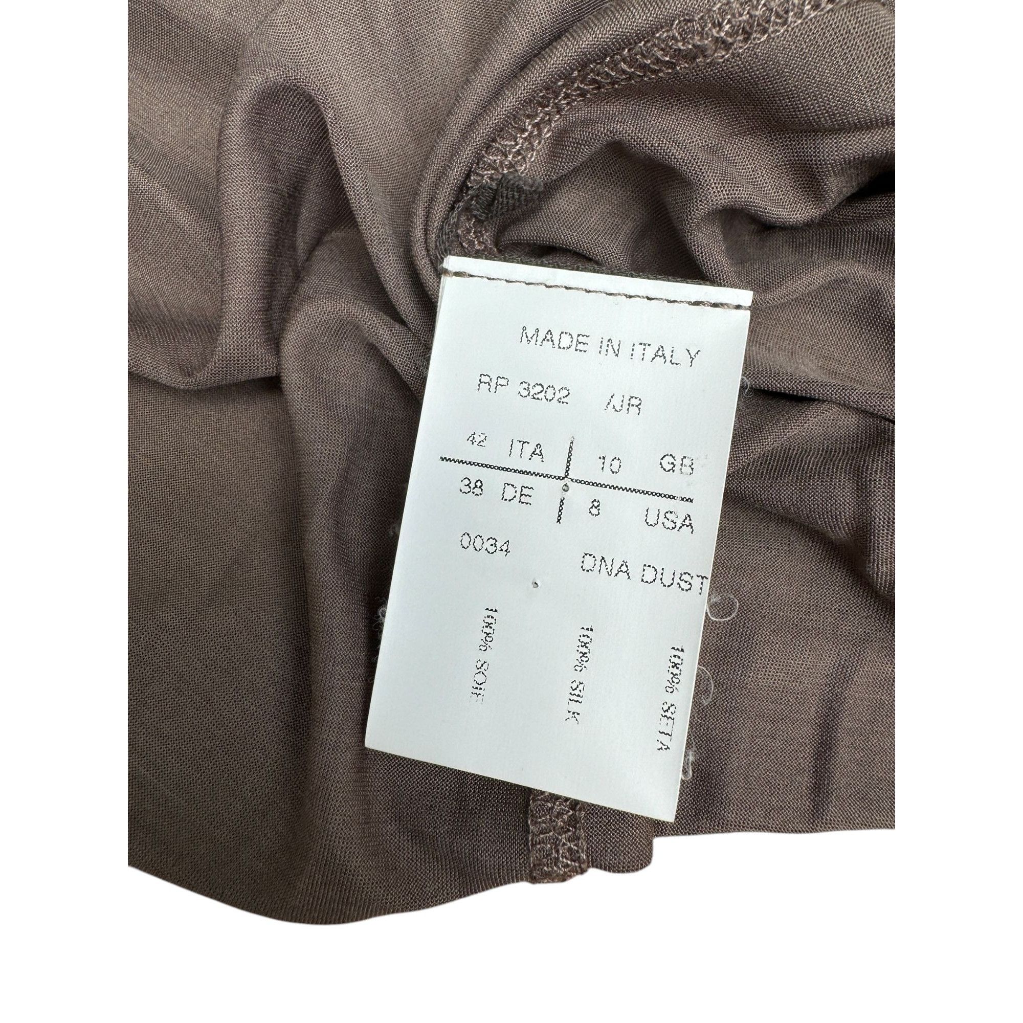 Rick Owens SS 2012 Naska Silk Dust Color Tank top Size M / US 6-8 / IT 42-44 - 5 Thumbnail