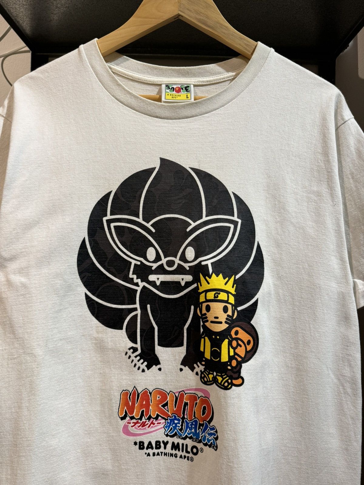 Bape VERY RARE BAPE X NARUTO TEE Size US L / EU 52-54 / 3 - 2 Thumbnail