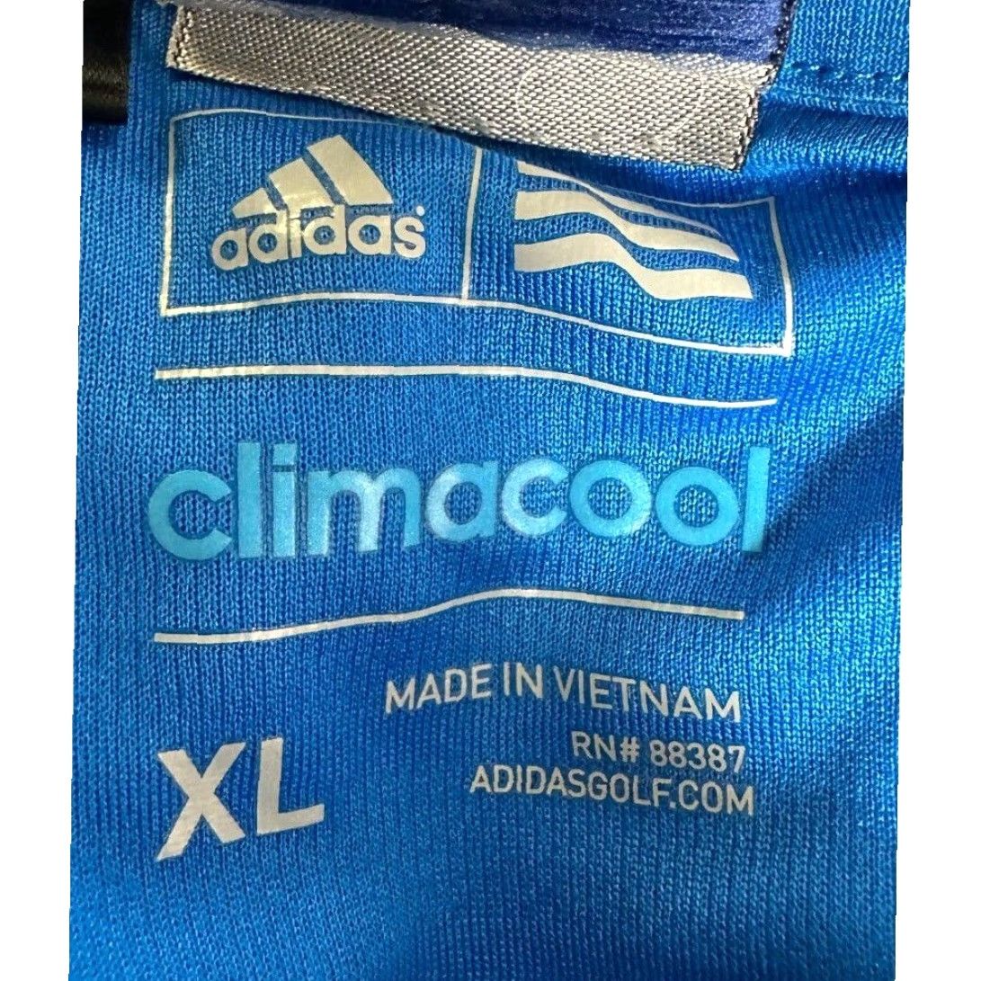Adidas Adidas Polo Shirt Mens XL Blue Climacool Pinehurst 1895 Golf Rugby Shirt Short Sleeve Athletic Polo Size US XL / EU 56 / 4 - 3 Thumbnail