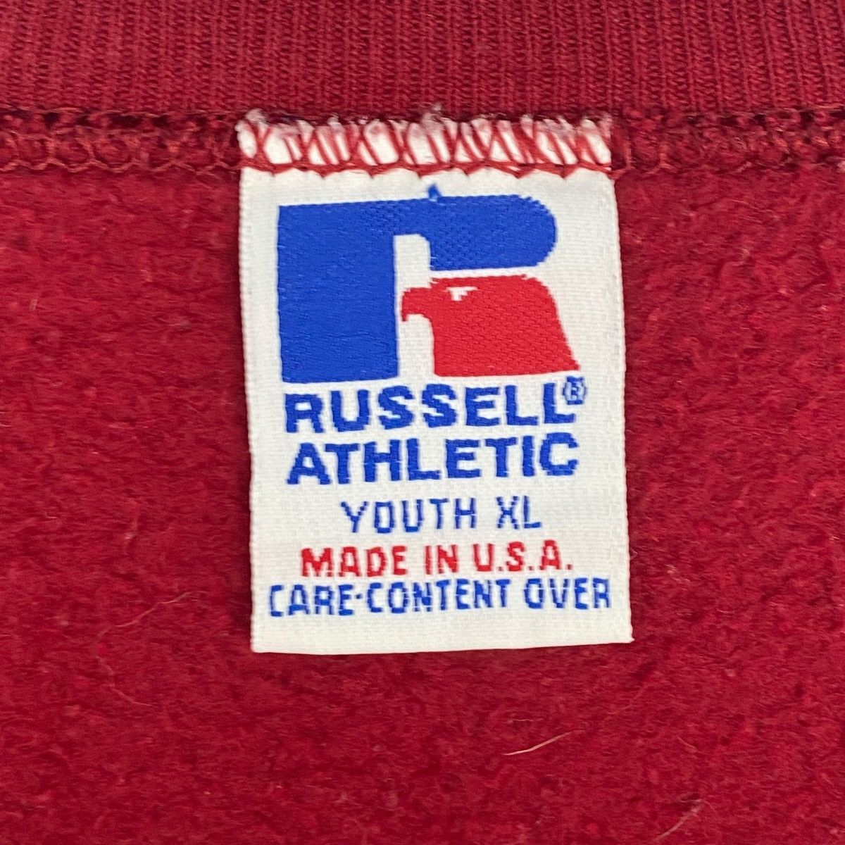 Other Vintage Russell Athletic Graphic Crewneck Sweatshirt Red Size US XL / EU 56 / 4 - 5 Thumbnail